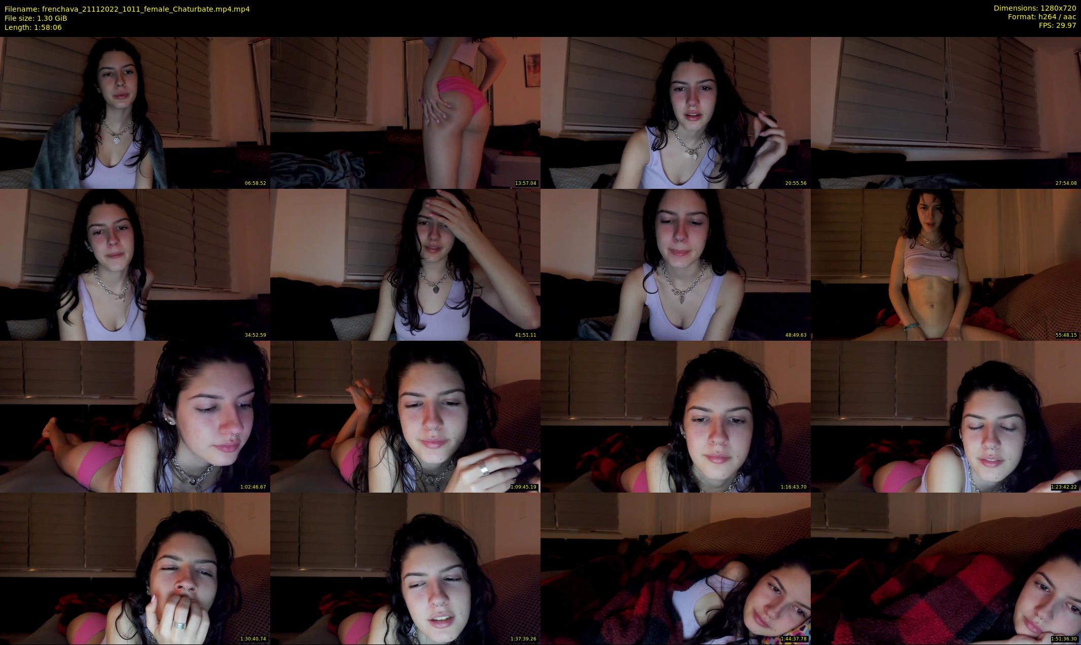 frenchava — 119 minute Chaturbate female cam show recording, 720p, Nov 21, 2022