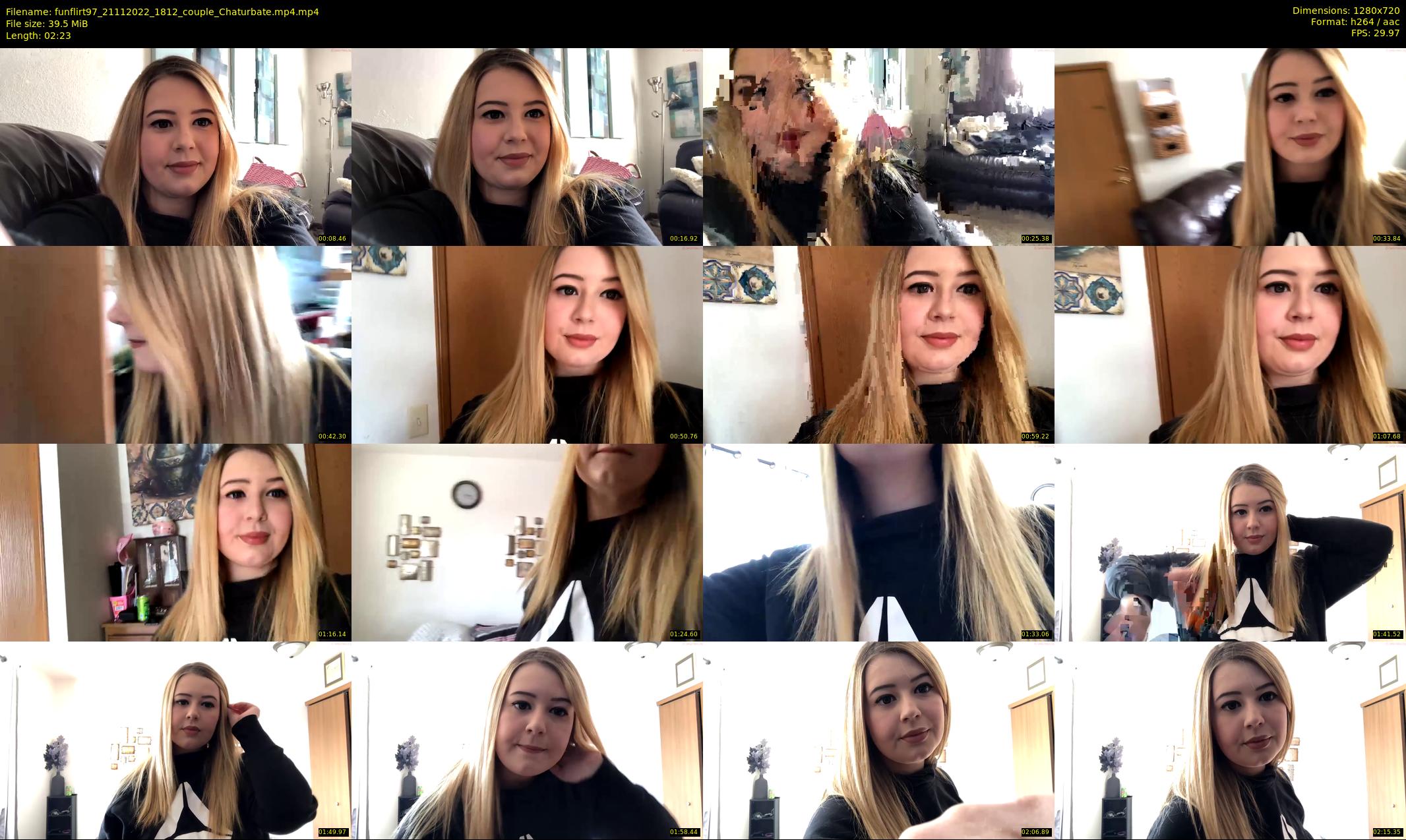funflirt97 — 3 minute Chaturbate female cam show recording, 720p, Nov 21, 2022