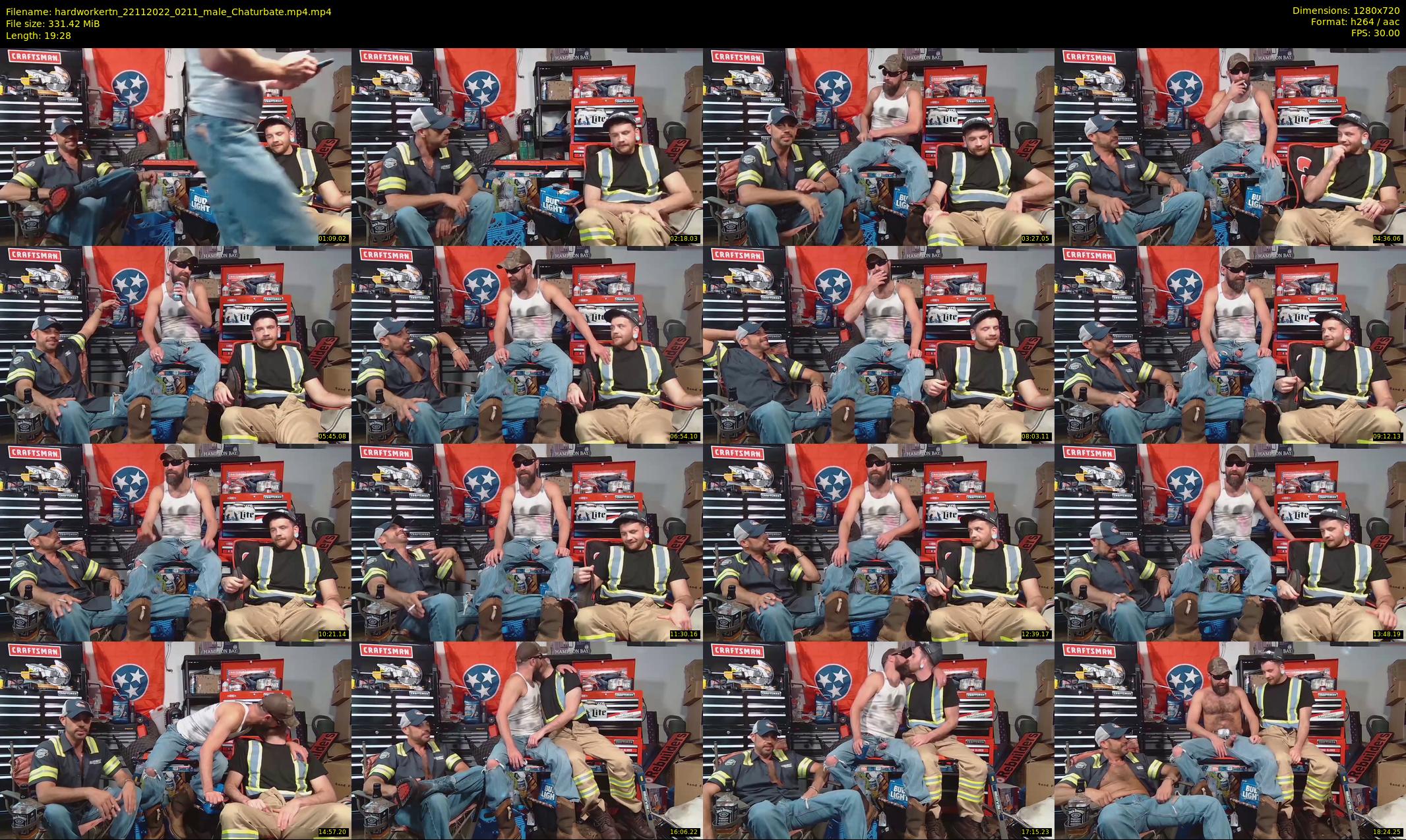 hardworkertn — 20 minute Chaturbate male cam show recording, 720p, Nov 22, 2022