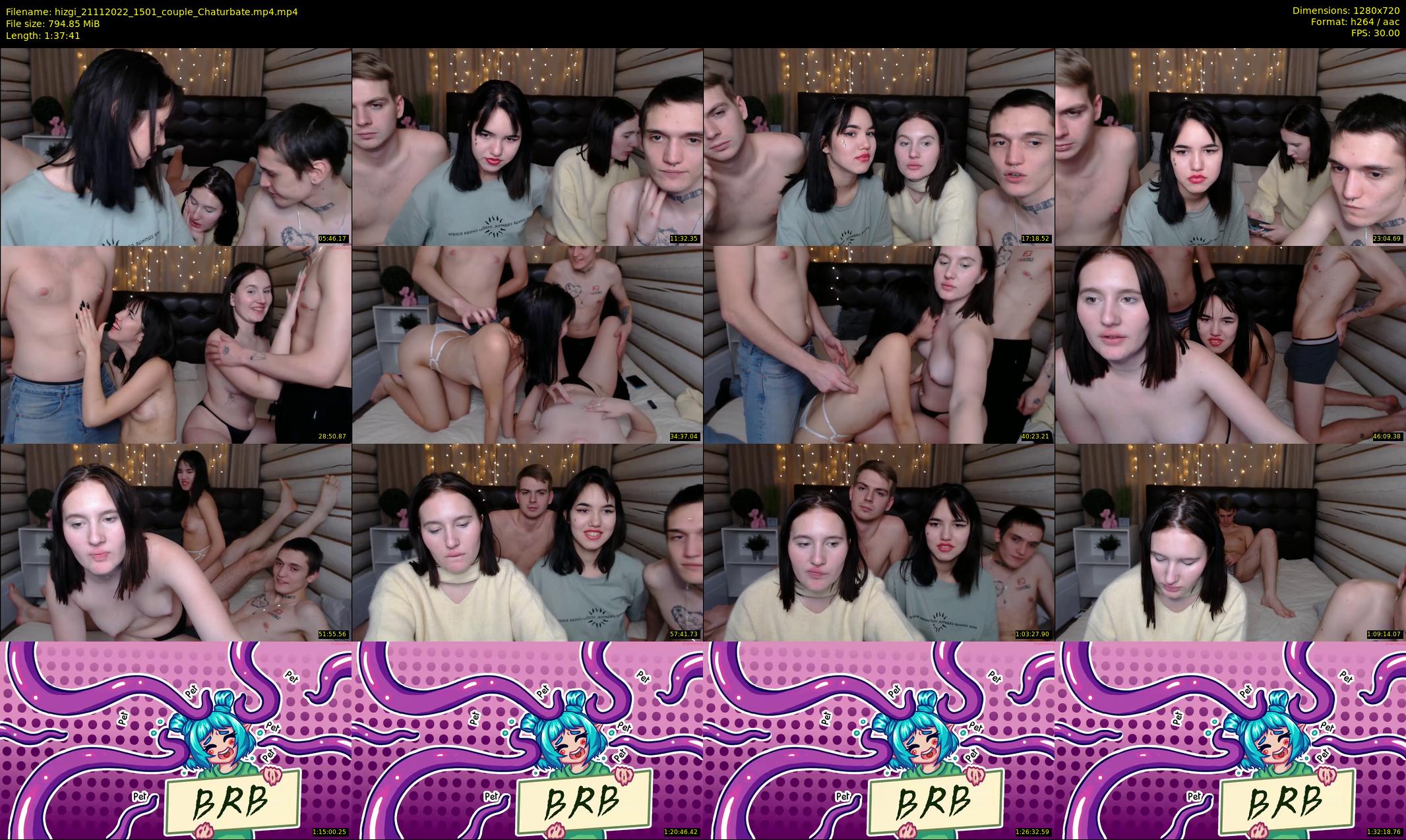 hizgi — 98 minute Chaturbate couple cam show recording, 720p, Nov 21, 2022