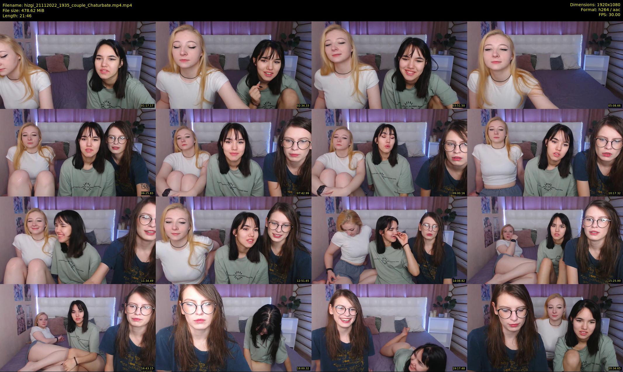 hizgi — 22 minute Chaturbate couple cam show recording, 1080p, Nov 21, 2022