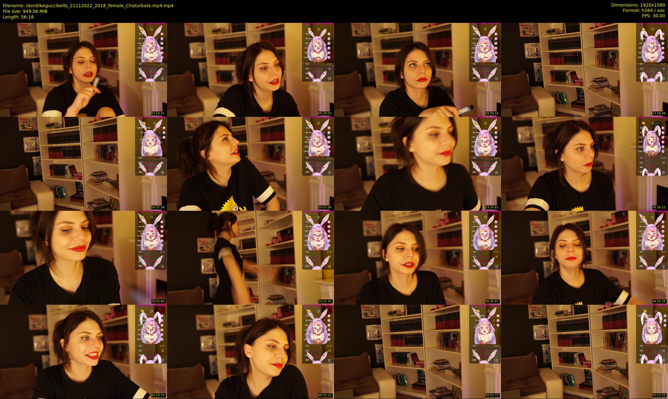 idontlikeguccibelts — 57 minute Chaturbate female cam show recording, 1080p, Nov 21, 2022