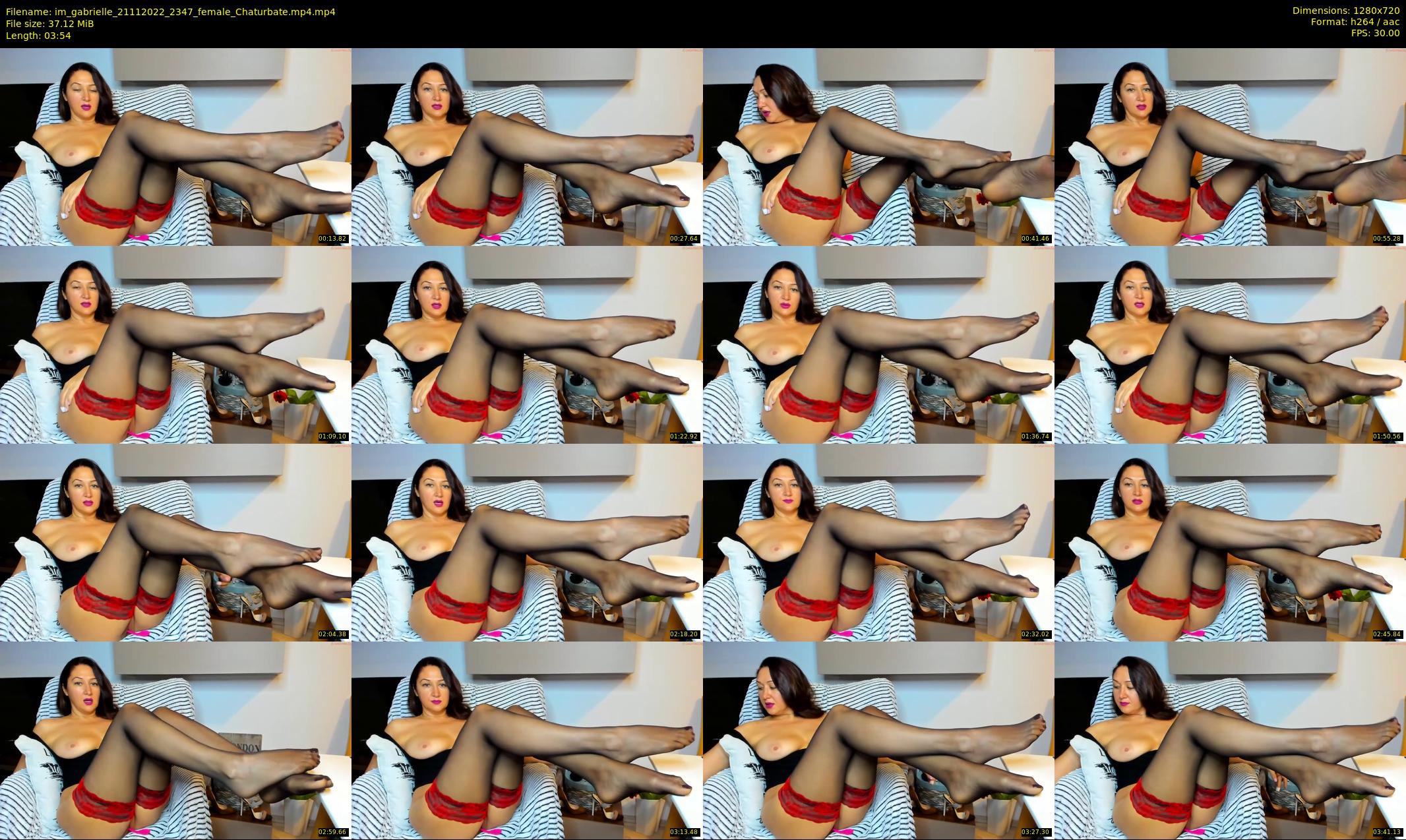 im_gabrielle — 4 minute Chaturbate female cam show recording, 720p, Nov 21, 2022