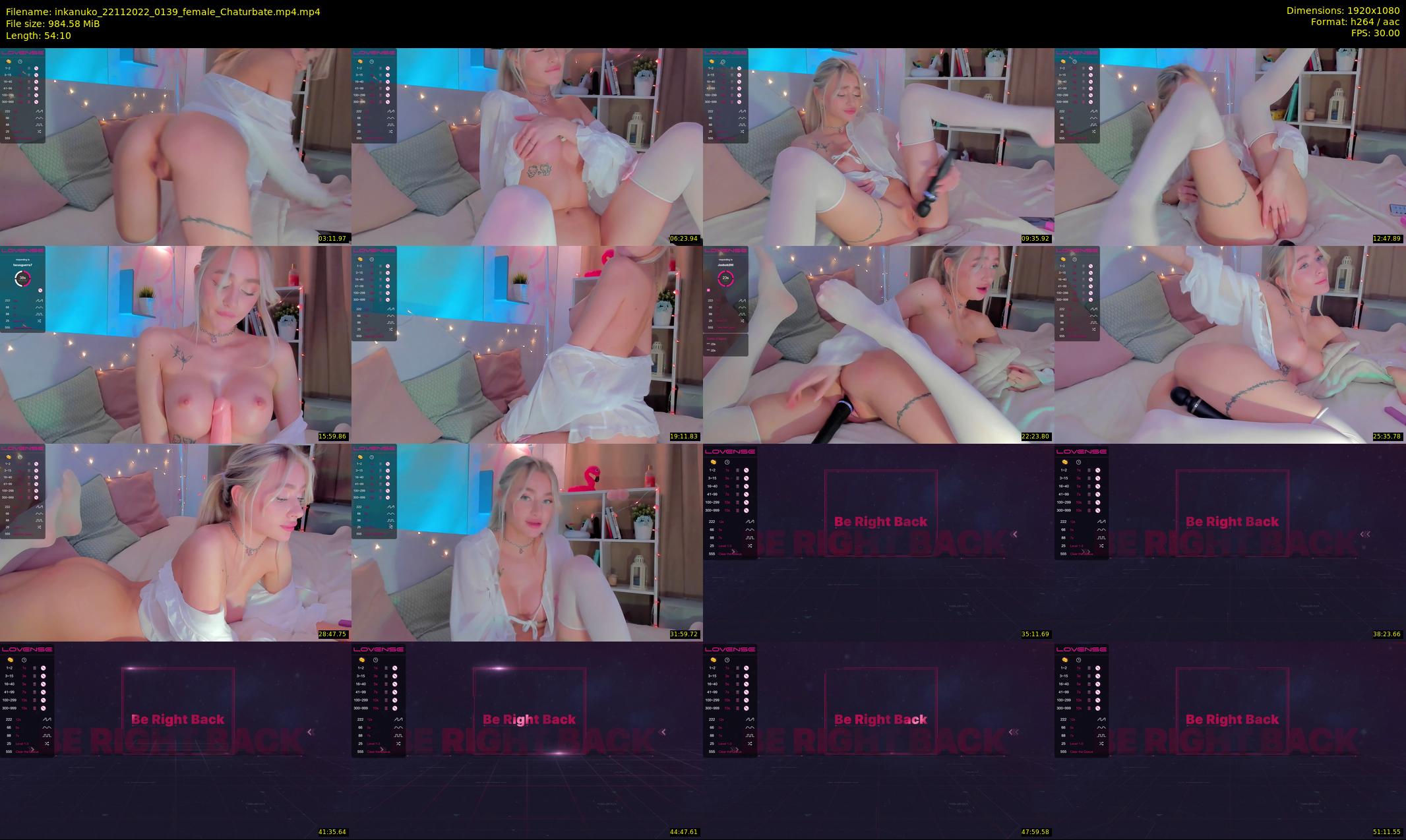 inkanuko — 55 minute Chaturbate couple cam show recording, 1080p, Nov 22, 2022