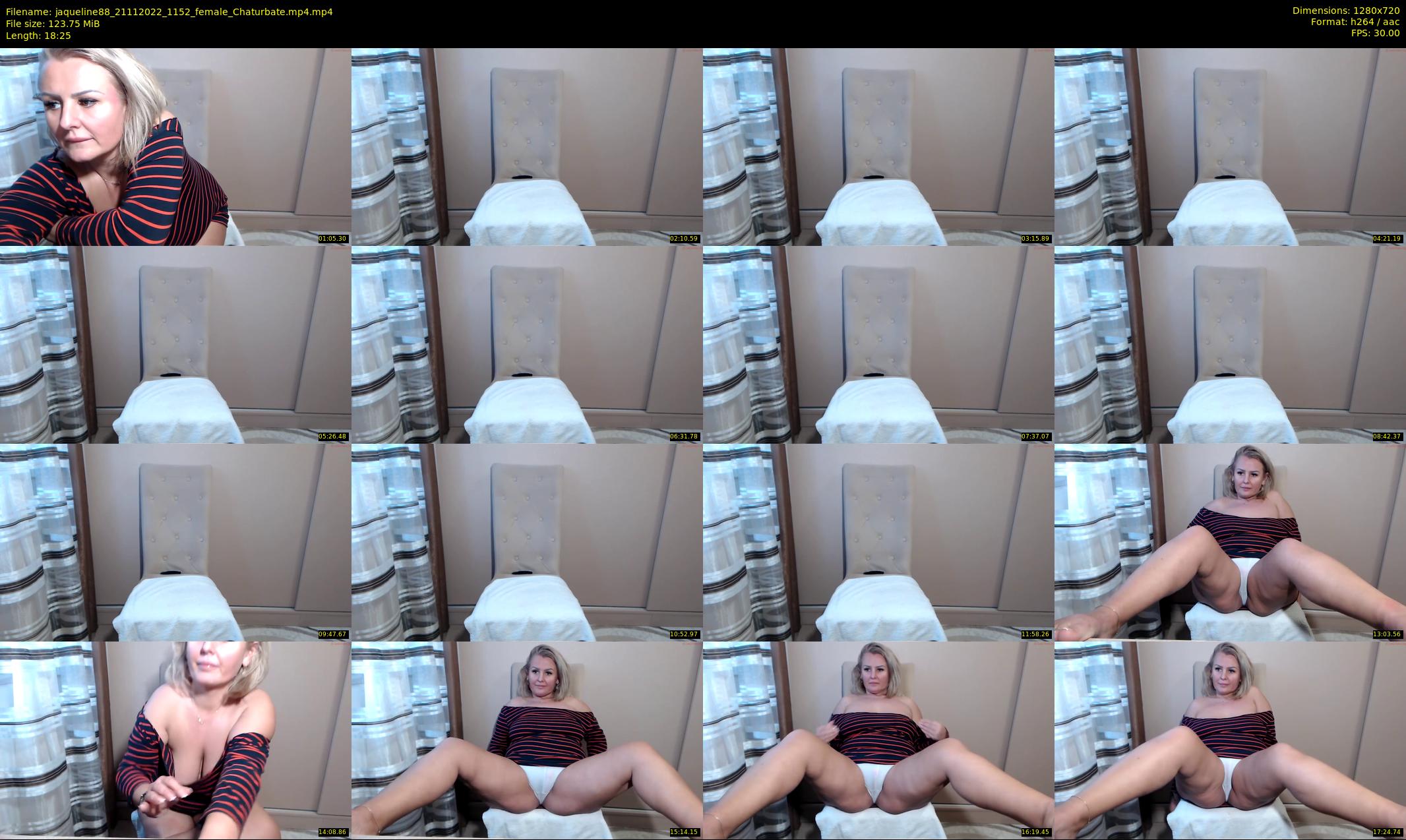 jaqueline88 — 19 minute Chaturbate female cam show recording, 720p, Nov 21, 2022