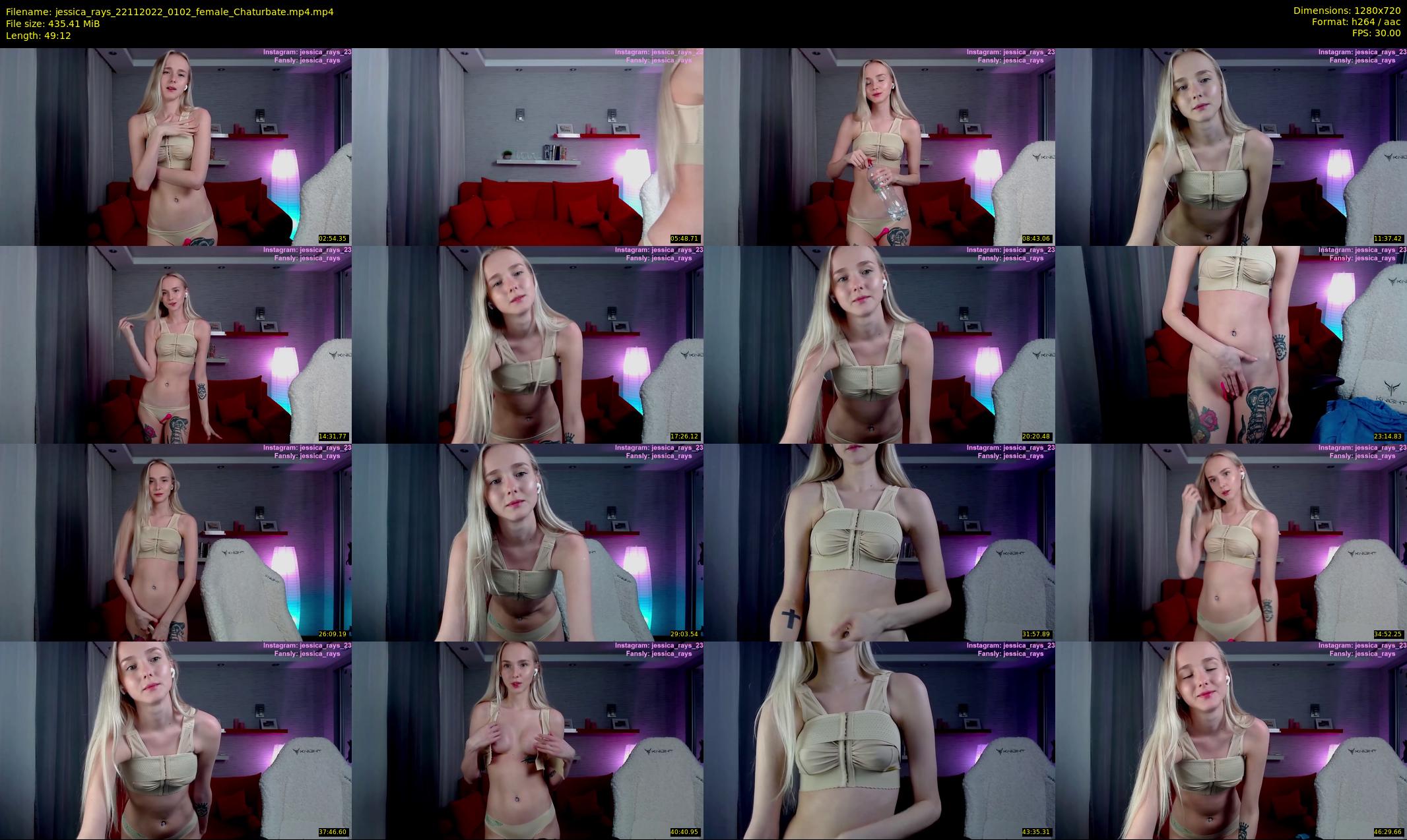 jessica_rays — 50 minute Chaturbate couple cam show recording, 720p, Nov 22, 2022
