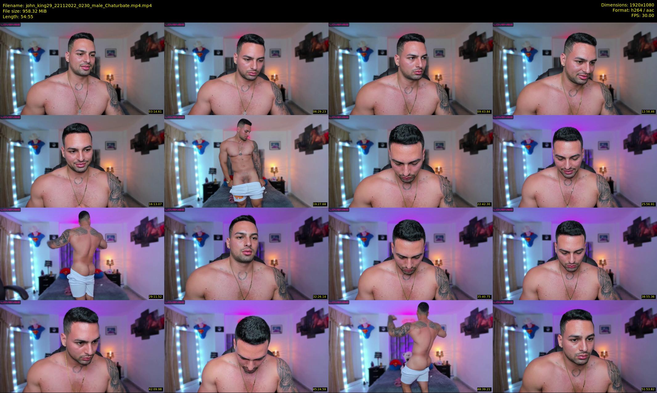 john_king29 — 55 minute Chaturbate male cam show recording, 1080p, Nov 22, 2022