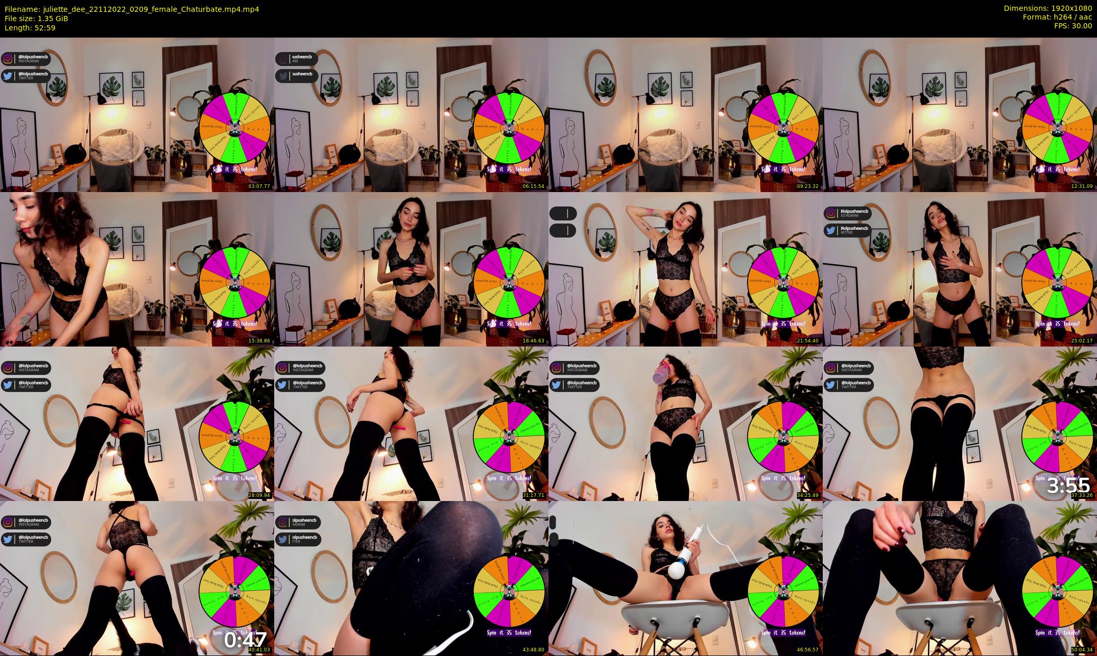 juliette_dee — 53 minute Chaturbate female cam show recording, 1080p, Nov 22, 2022