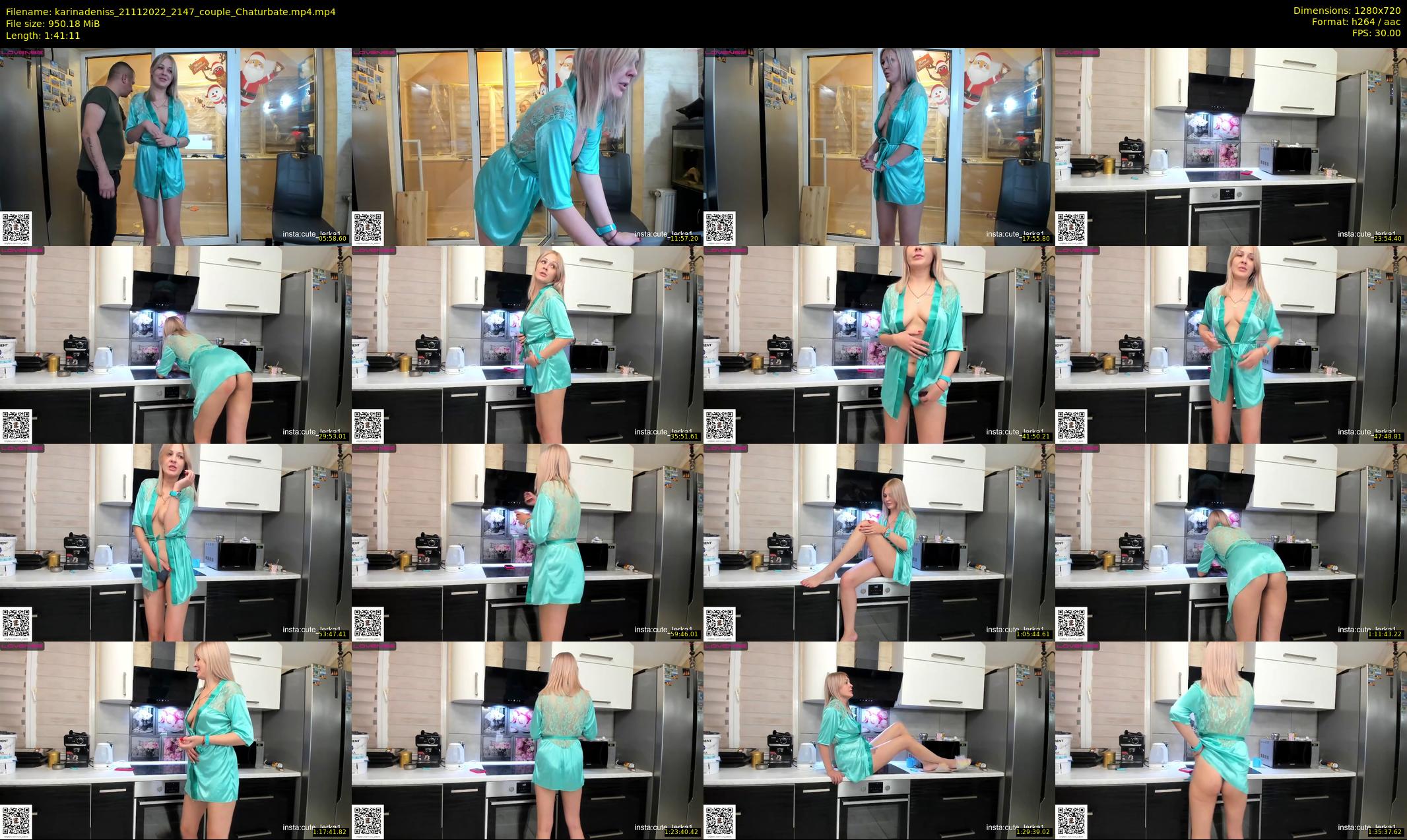 karinadeniss — 102 minute Chaturbate couple cam show recording, 720p, Nov 21, 2022