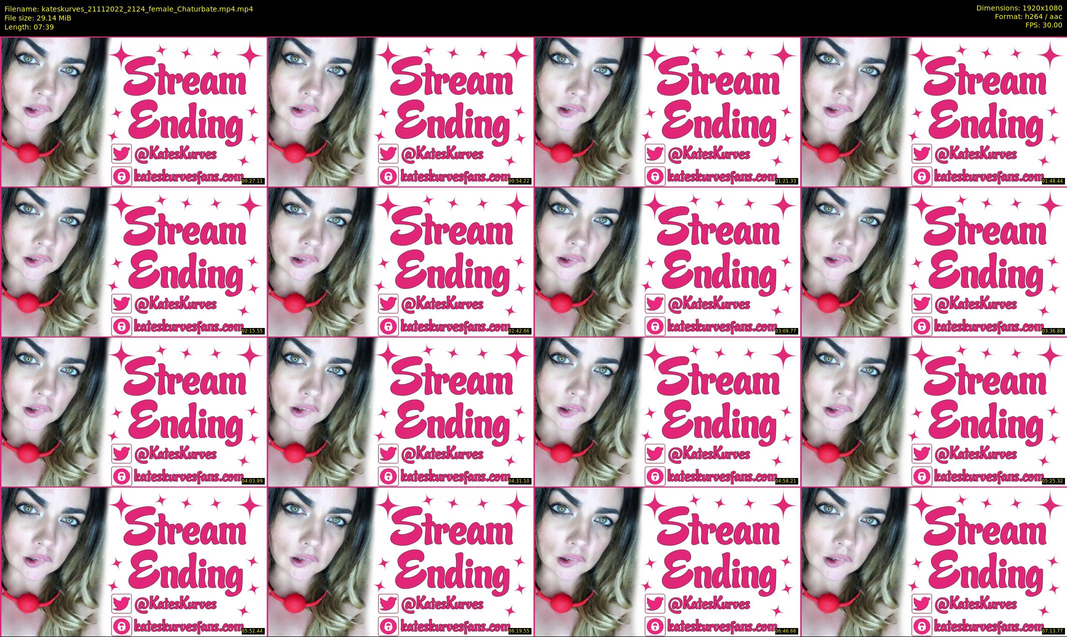 kateskurves — 8 minute Chaturbate female cam show recording, 1080p, Nov 21, 2022