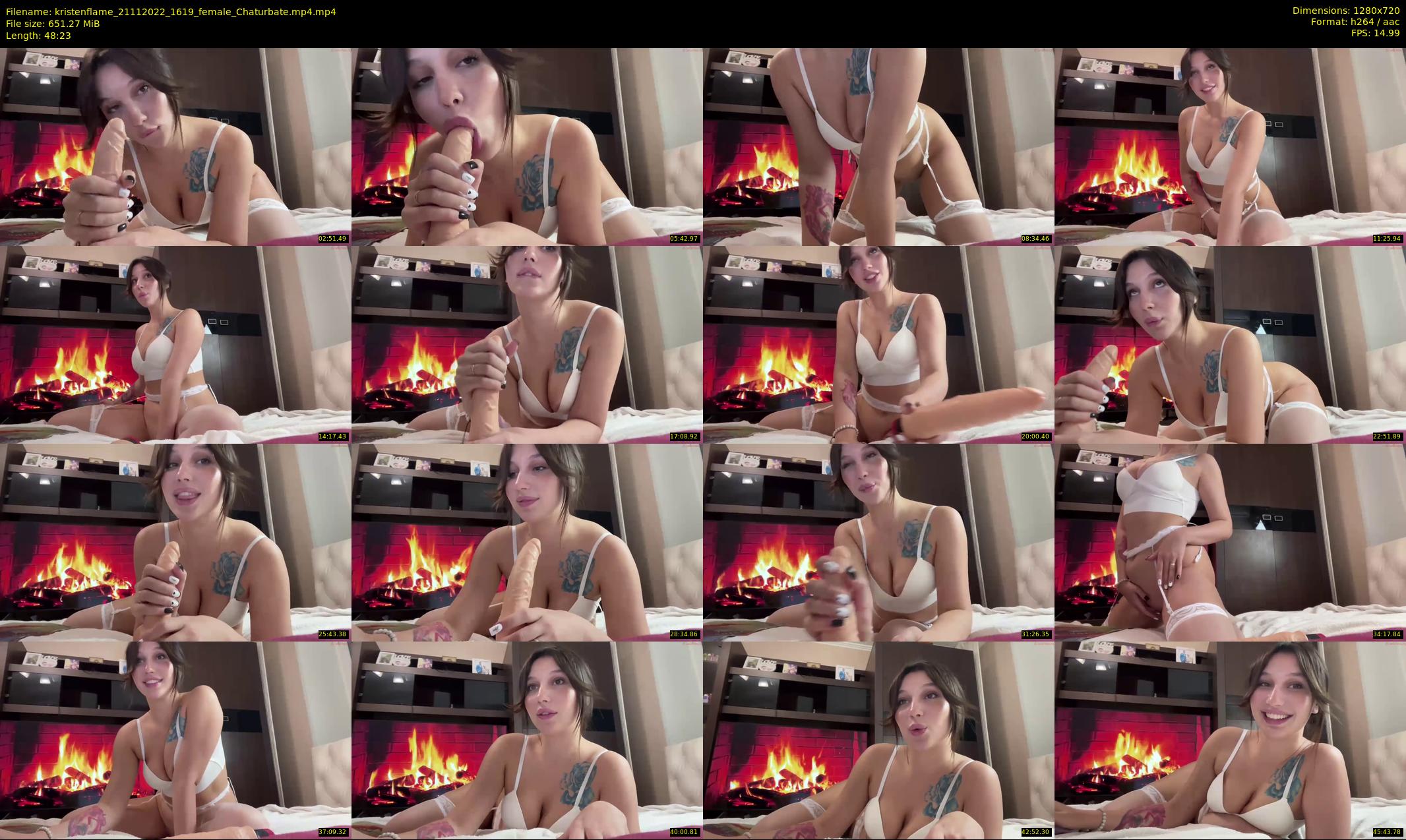 kristenflame — 49 minute Chaturbate couple cam show recording, 720p, Nov 21, 2022