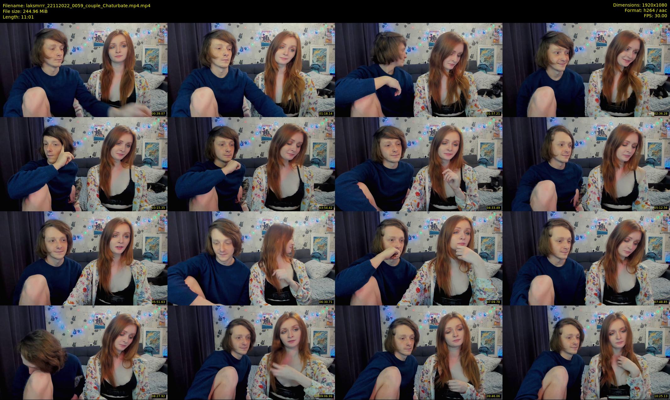 laksmrrr — 12 minute Chaturbate couple cam show recording, 1080p, Nov 22, 2022