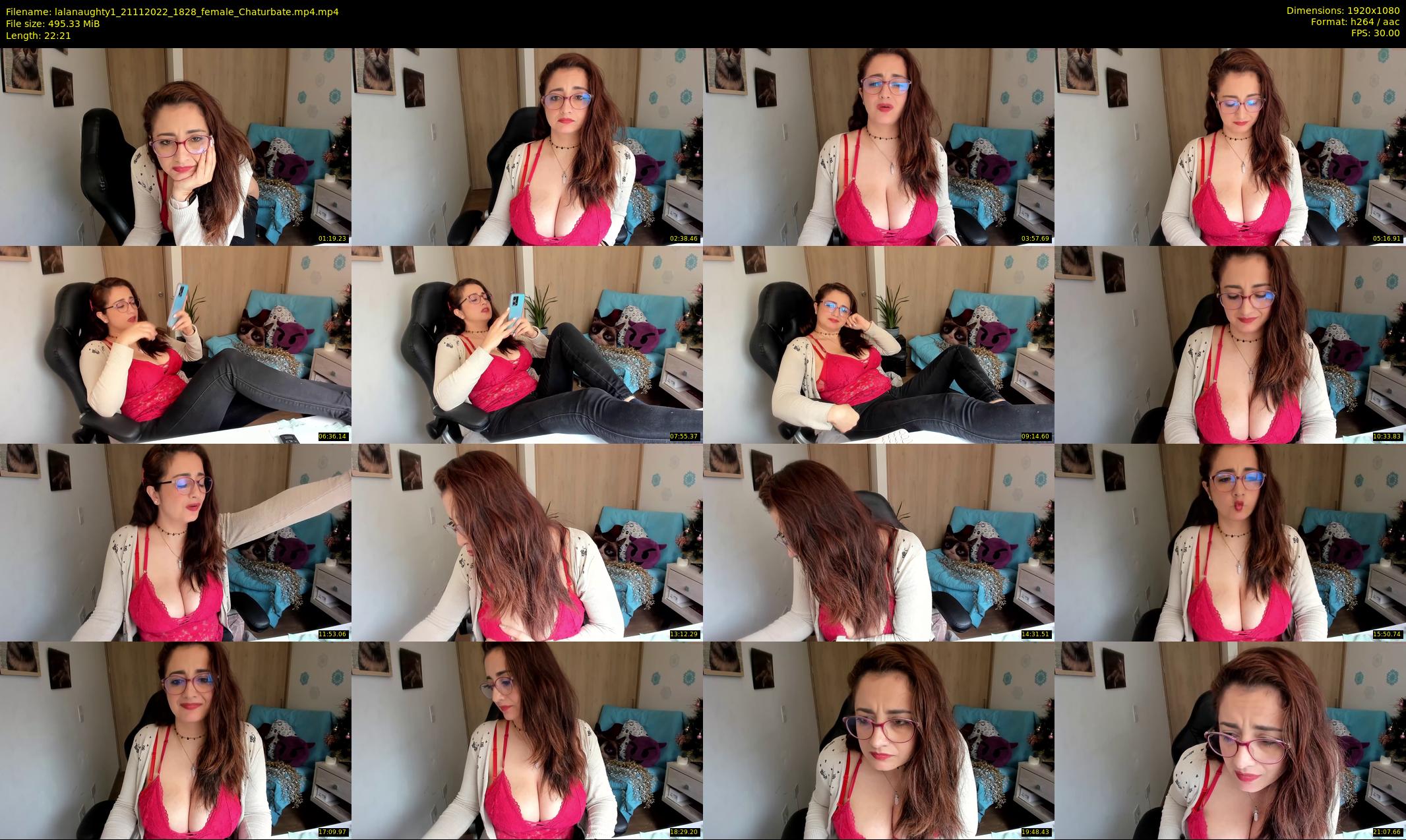 lalanaughty1 — 23 minute Chaturbate female cam show recording, 1080p, Nov 21, 2022