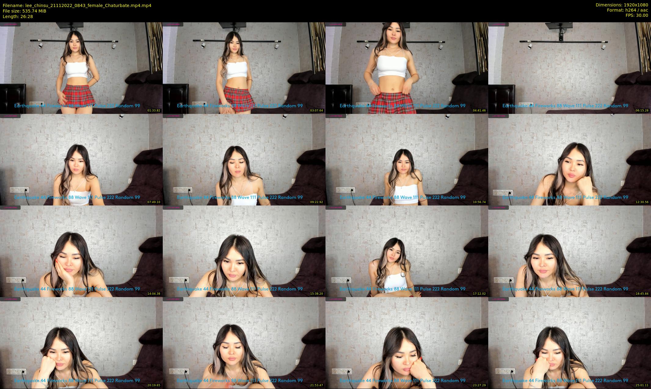 lee_chinsu — 27 minute Chaturbate female cam show recording, 1080p, Nov 21, 2022