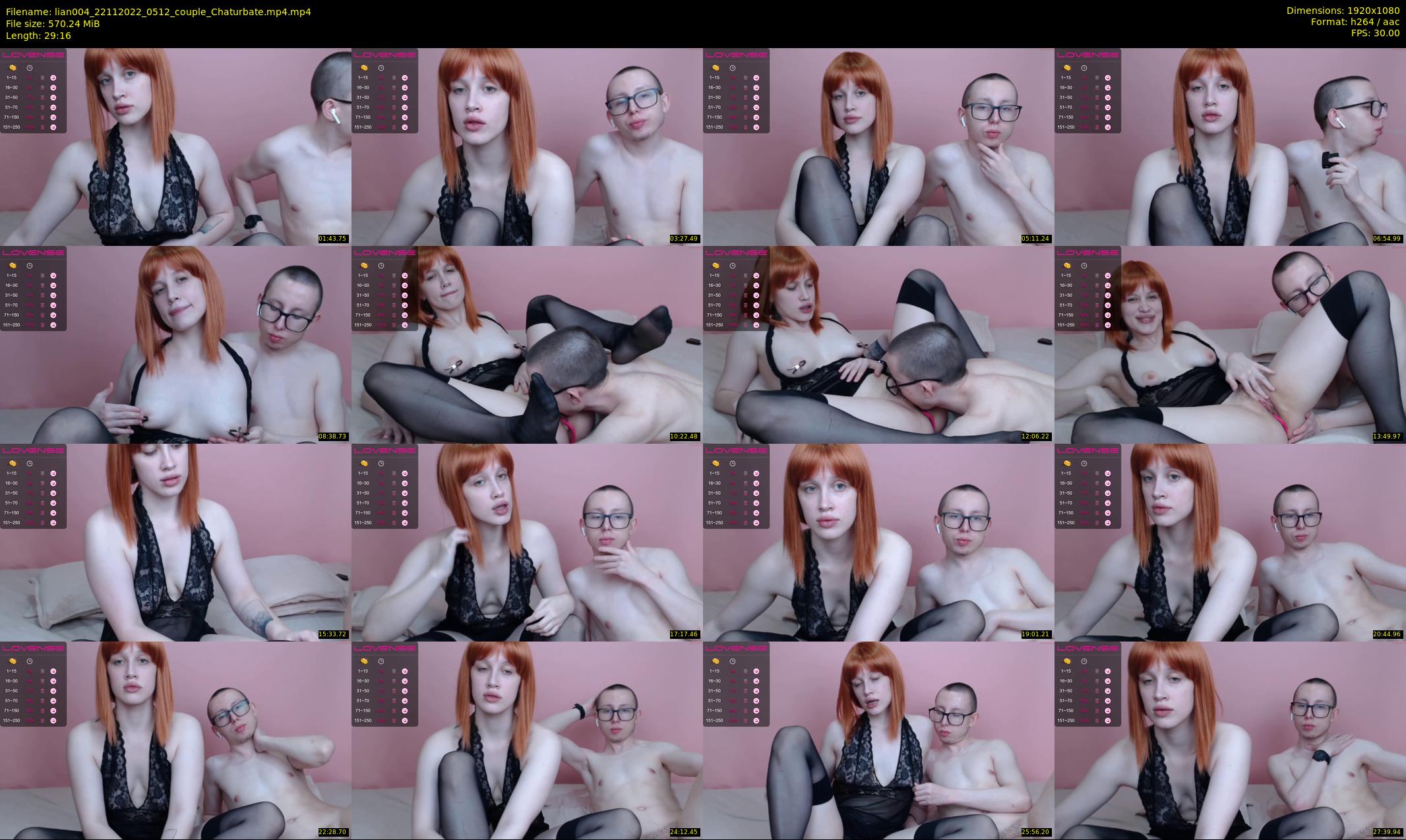 lian004 — 30 minute Chaturbate female cam show recording, 1080p, Nov 22, 2022