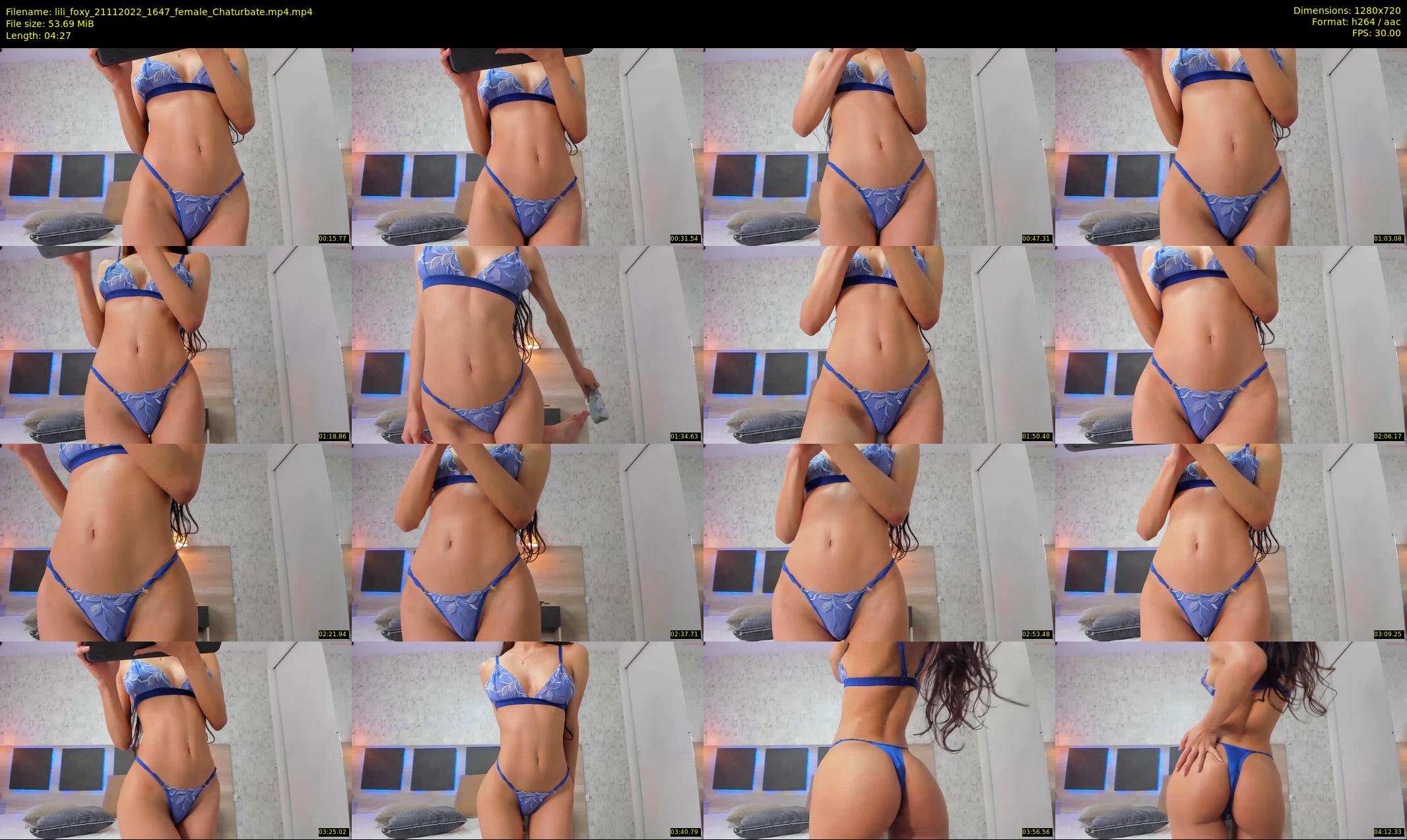 lili_foxy — 5 minute Chaturbate female cam show recording, 720p, Nov 21, 2022