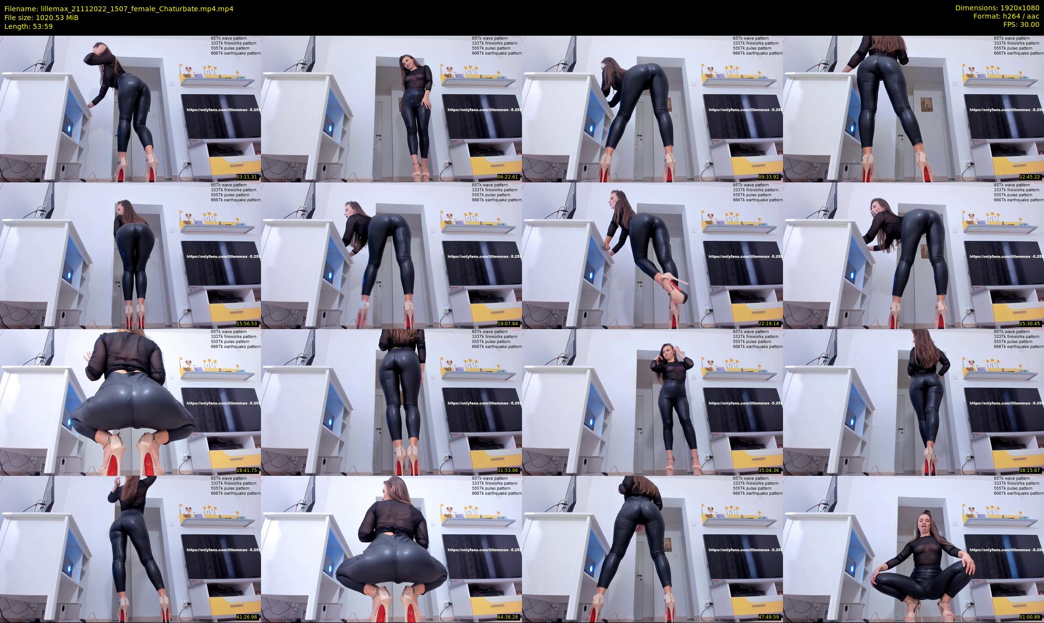 lillemax — 54 minute Chaturbate female cam show recording, 1080p, Nov 21, 2022
