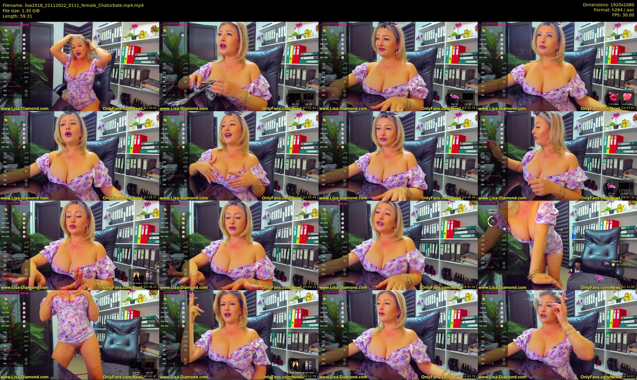lisa2018 — 60 minute Chaturbate female cam show recording, 1080p, Nov 22, 2022