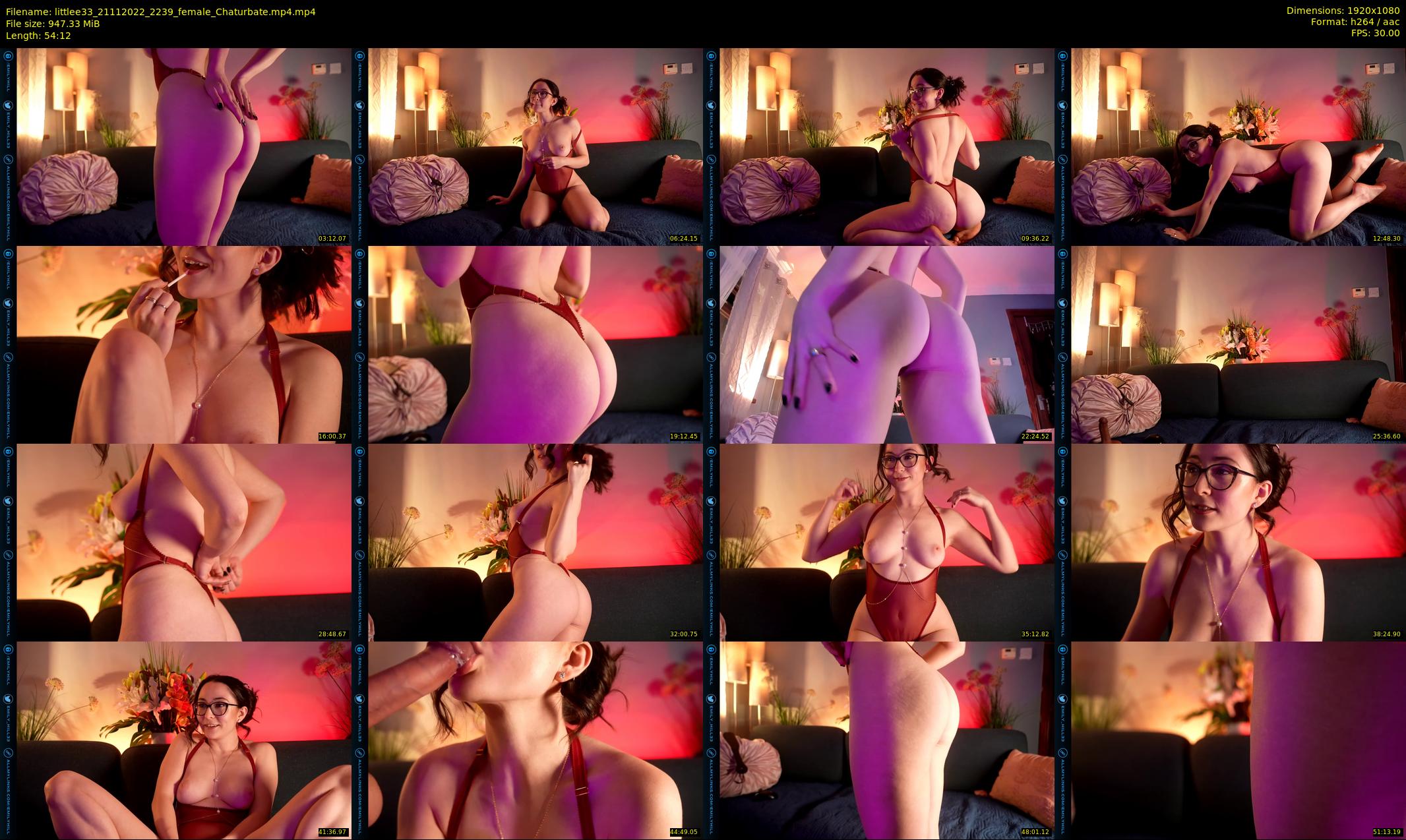 littlee33 — 55 minute Chaturbate female cam show recording, 1080p, Nov 21, 2022