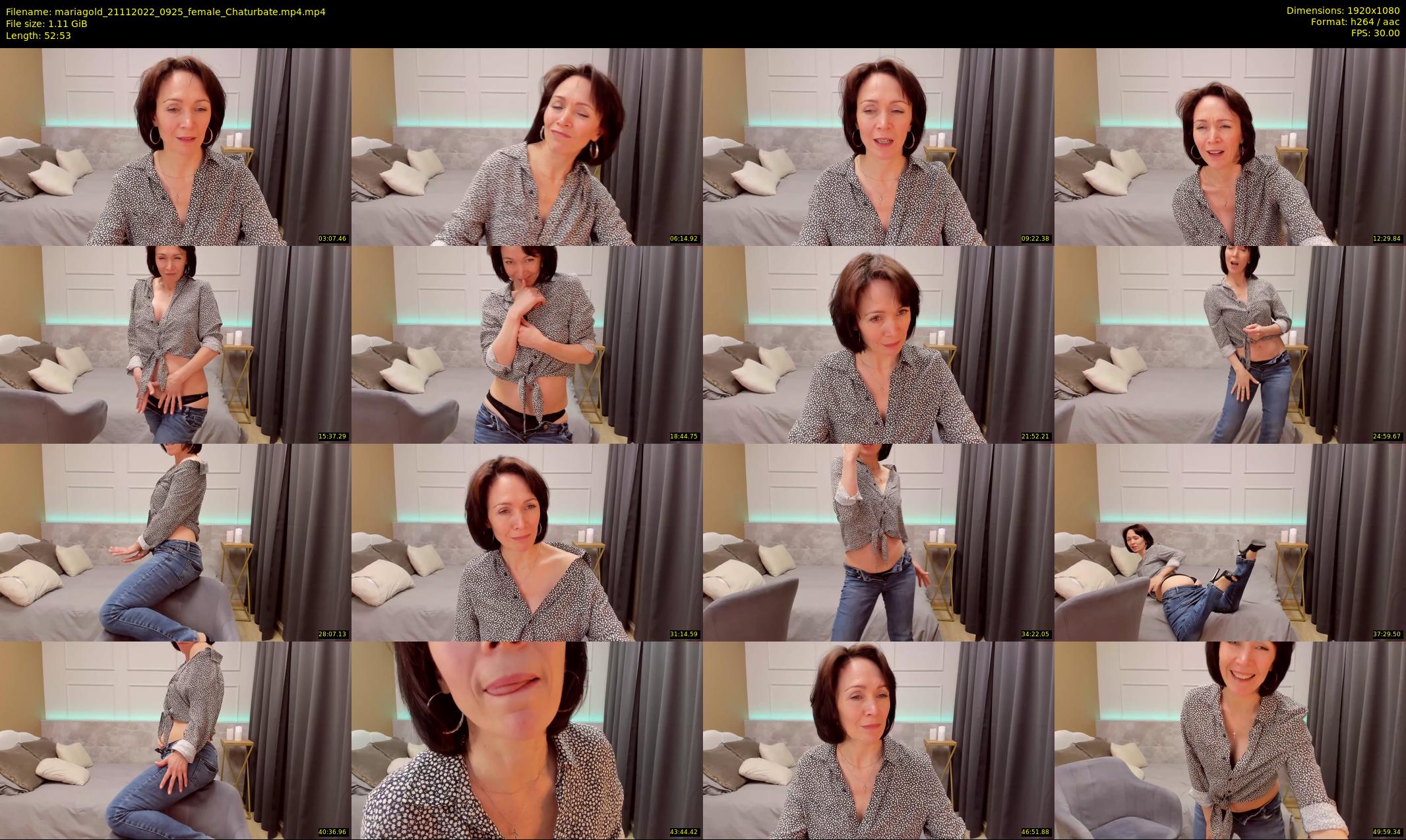 mariagold — 53 minute Chaturbate female cam show recording, 1080p, Nov 21, 2022