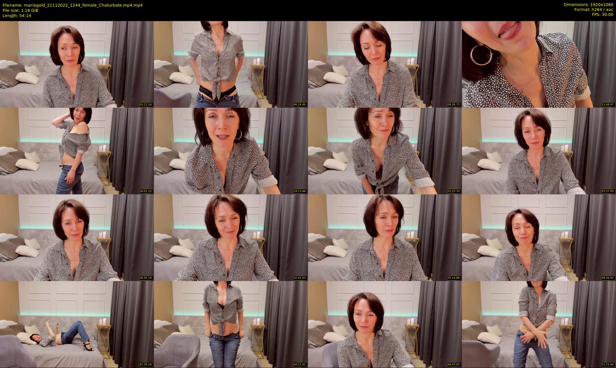 mariagold — 55 minute Chaturbate female cam show recording, 1080p, Nov 21, 2022
