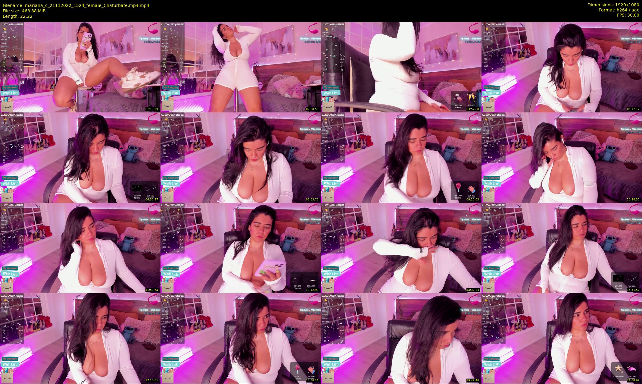 mariana_c — 23 minute Chaturbate female cam show recording, 1080p, Nov 21, 2022
