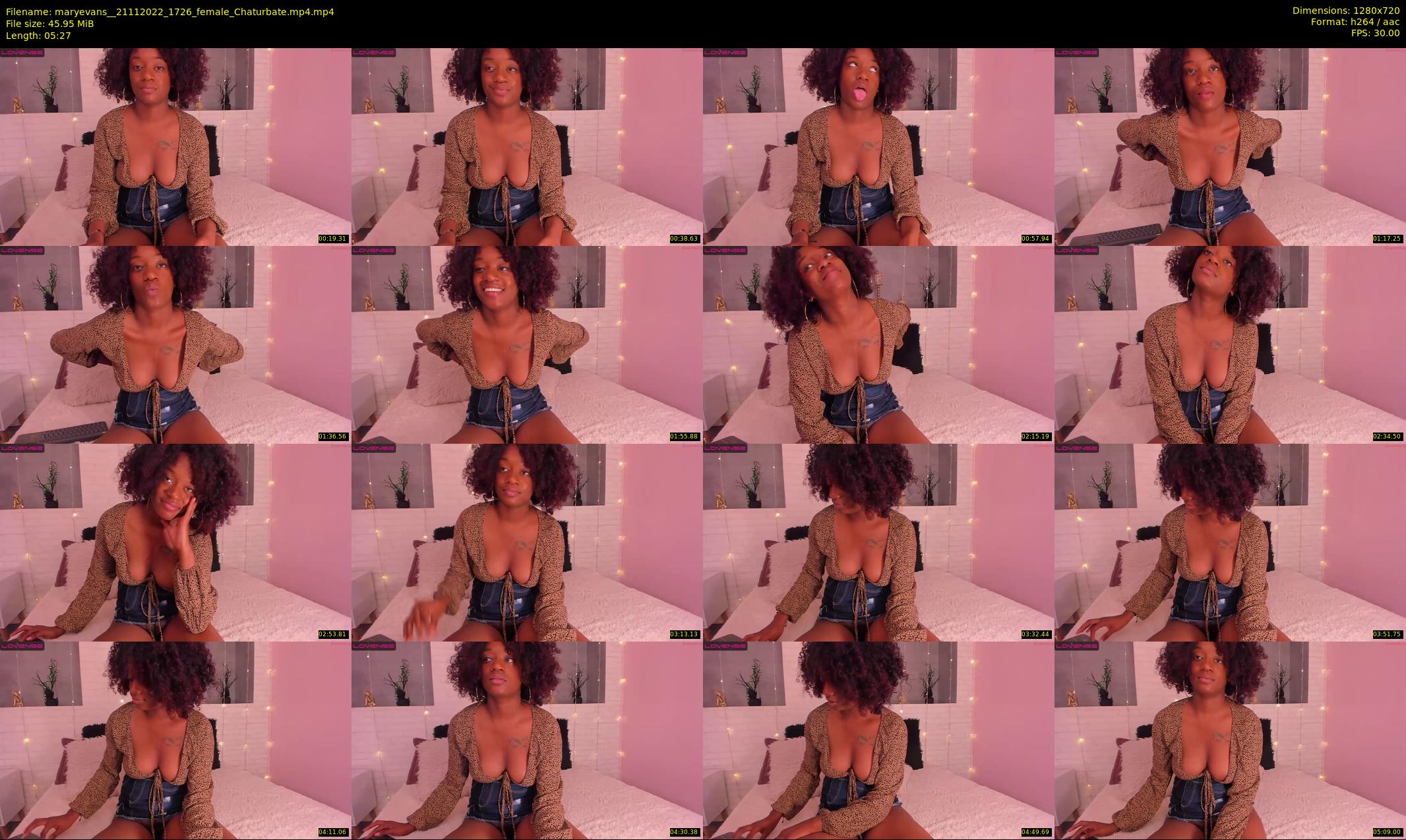 maryevans_ — 6 minute Chaturbate female cam show recording, 720p, Nov 21, 2022