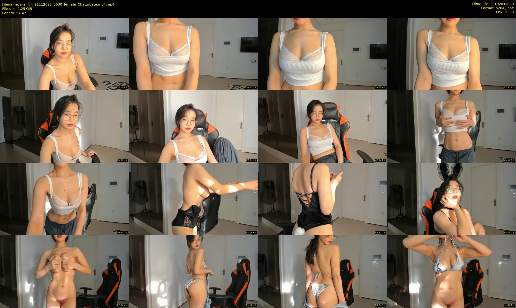 mei_tin — 55 minute Chaturbate female cam show recording, 1080p, Nov 21, 2022