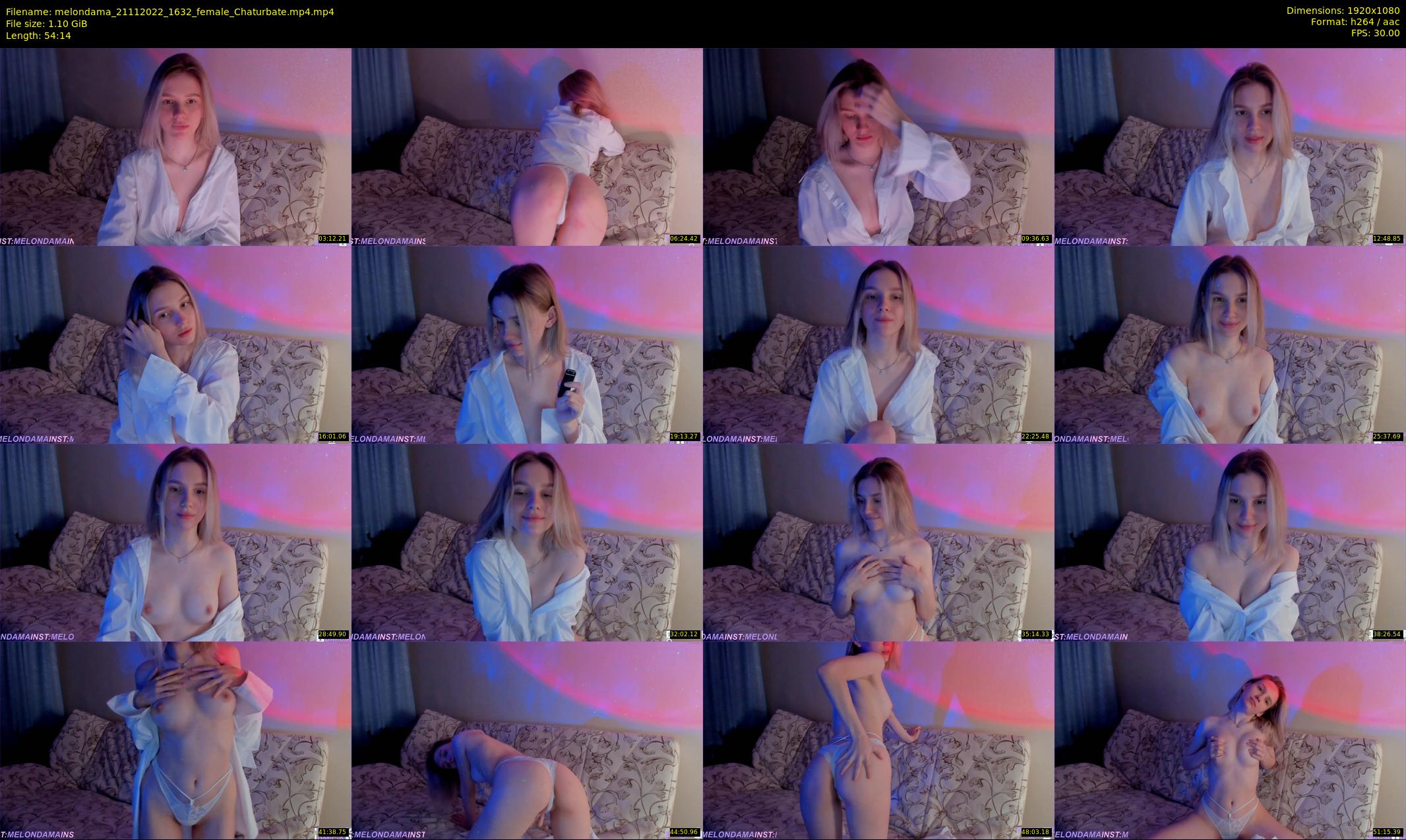 melondama — 55 minute Chaturbate female cam show recording, 1080p, Nov 21, 2022