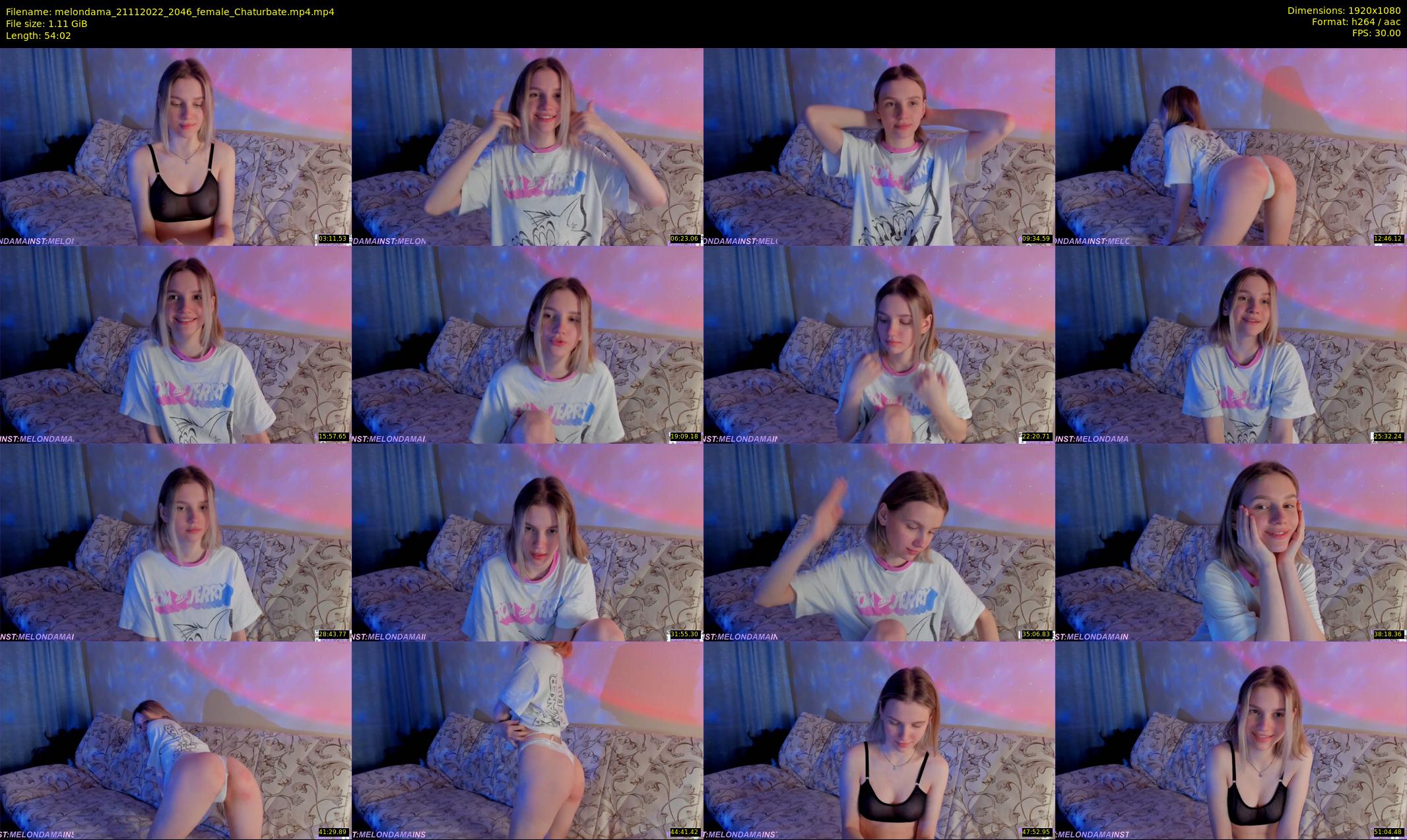 melondama — 55 minute Chaturbate female cam show recording, 1080p, Nov 21, 2022