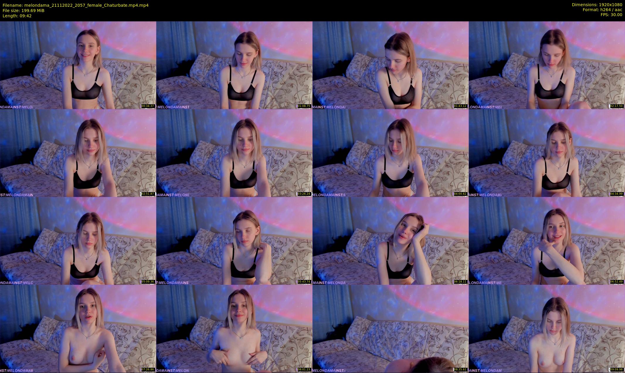 melondama — 10 minute Chaturbate female cam show recording, 1080p, Nov 21, 2022