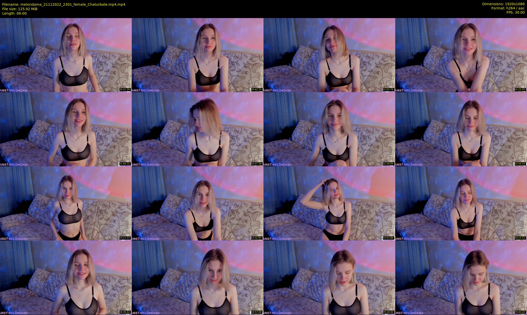 melondama — 6 minute Chaturbate female cam show recording, 1080p, Nov 21, 2022