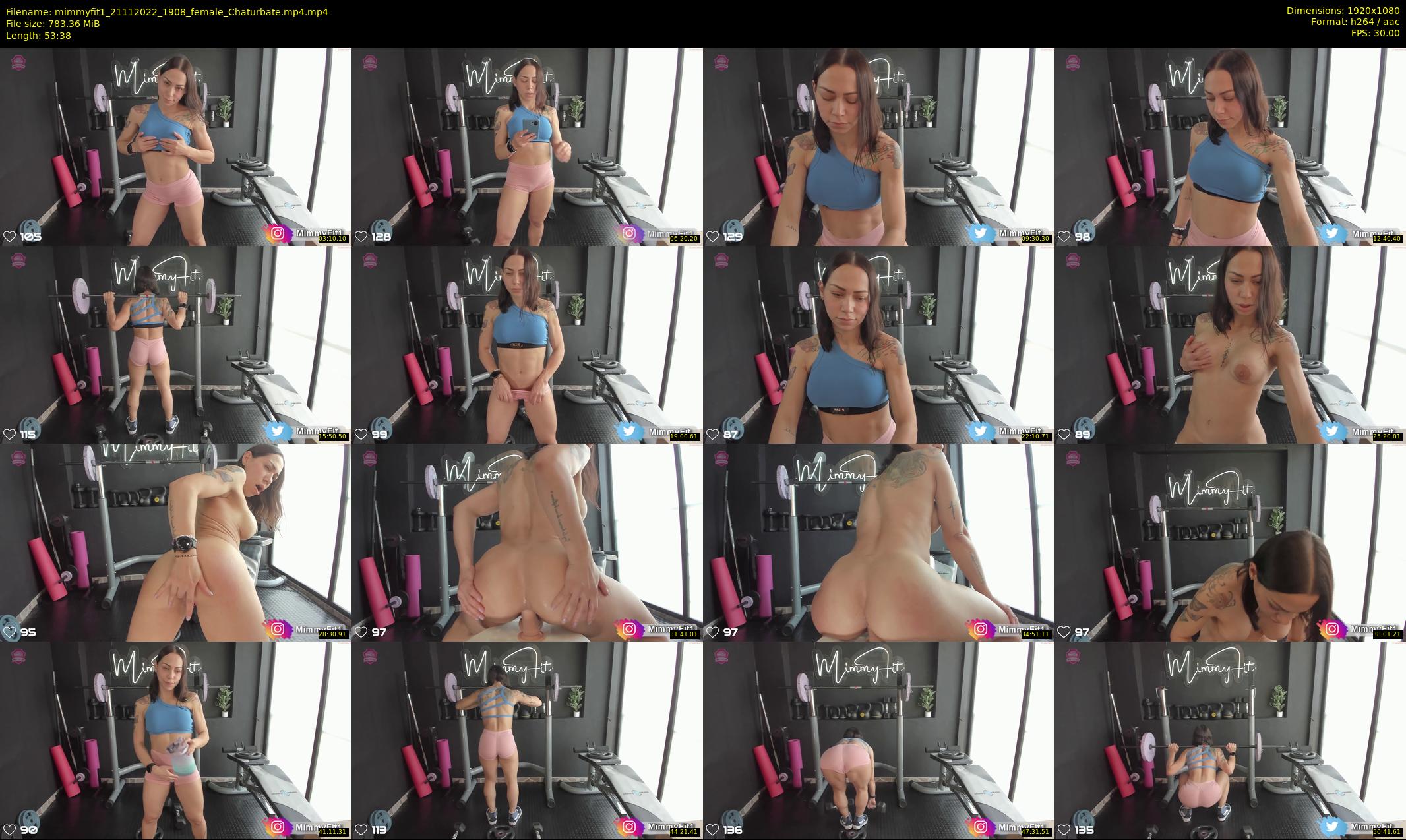 mimmyfit1 — 54 minute Chaturbate female cam show recording, 1080p, Nov 21, 2022