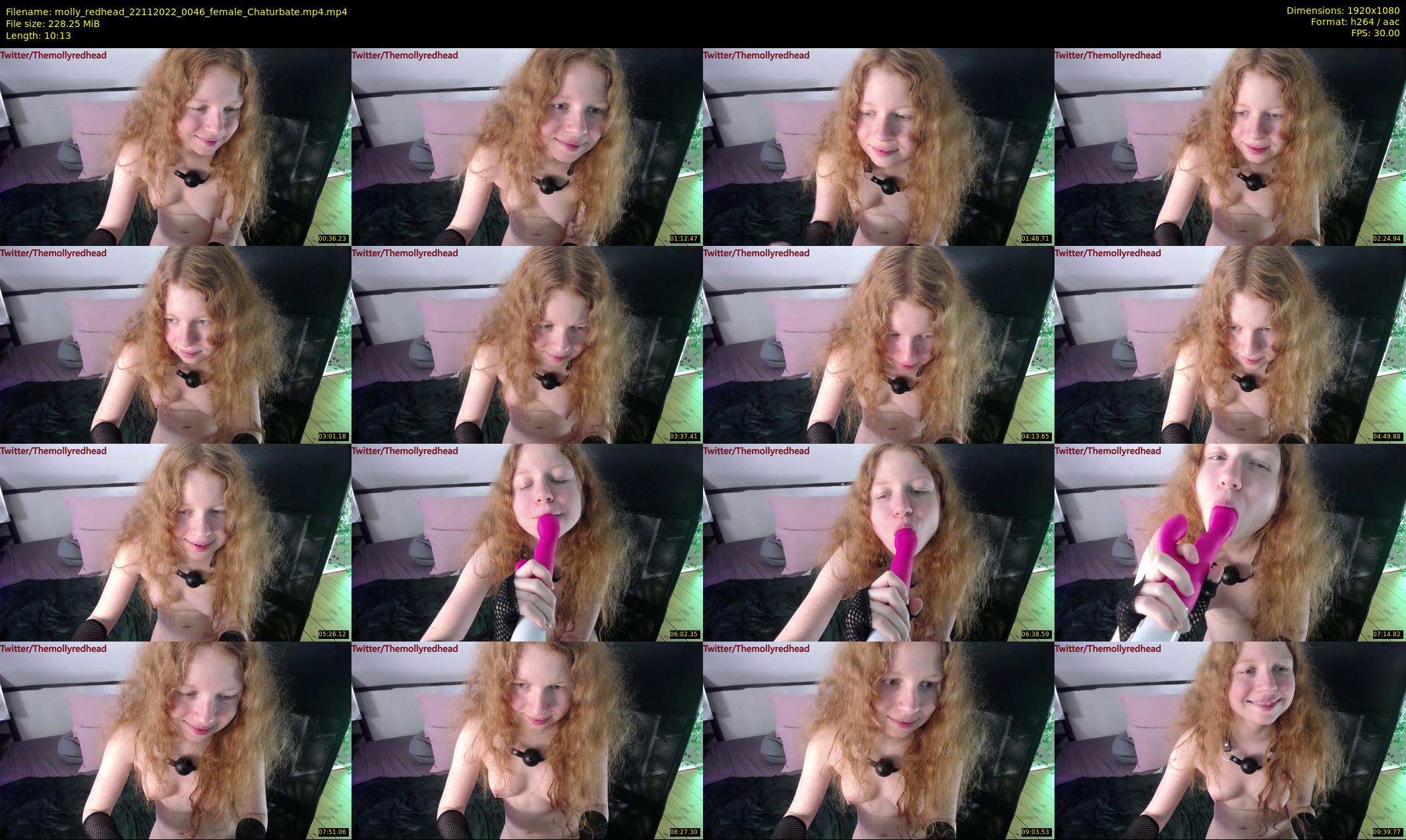 molly_redhead — 11 minute Chaturbate female cam show recording, 1080p, Nov 22, 2022