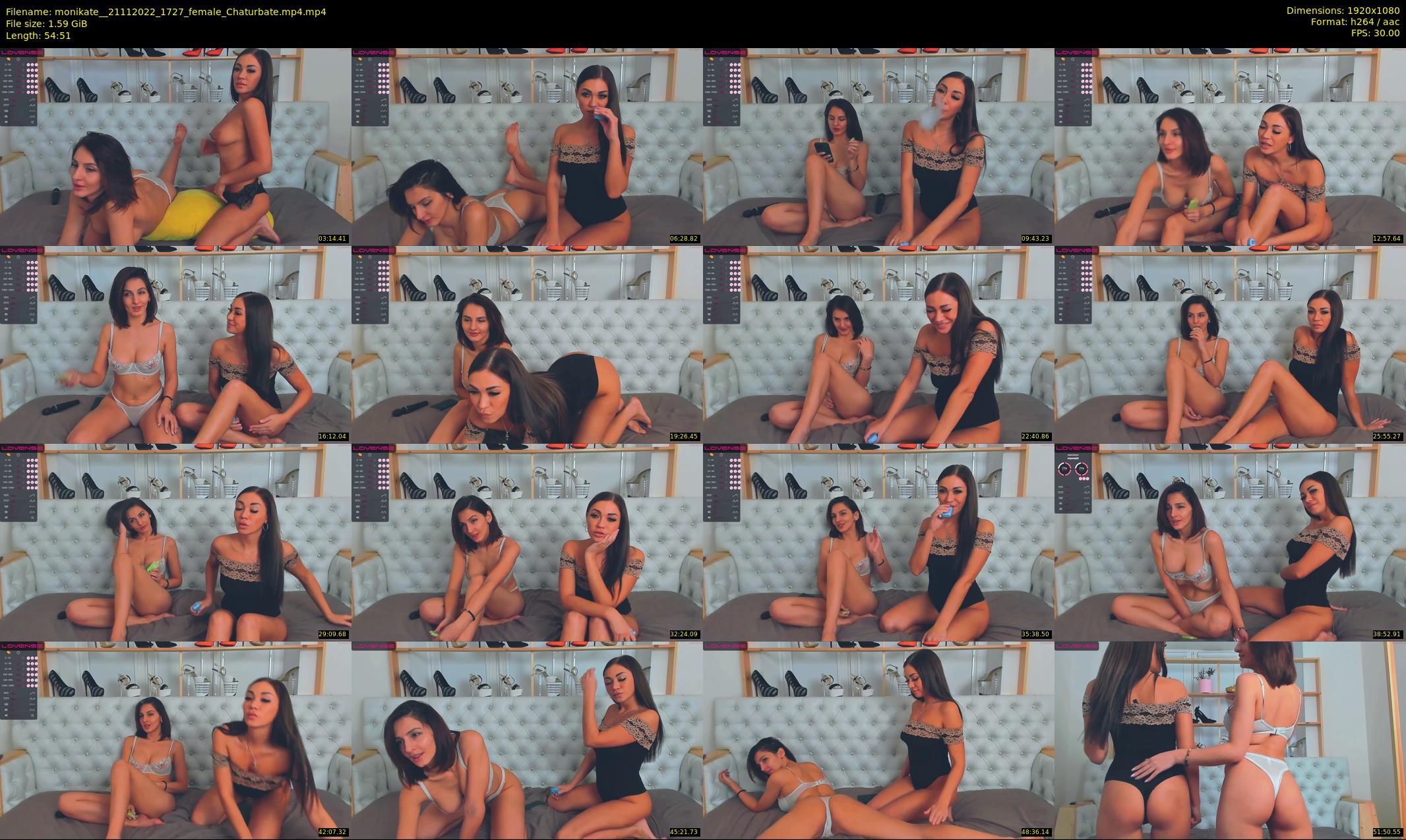 monikate_ — 55 minute Chaturbate couple cam show recording, 1080p, Nov 21, 2022