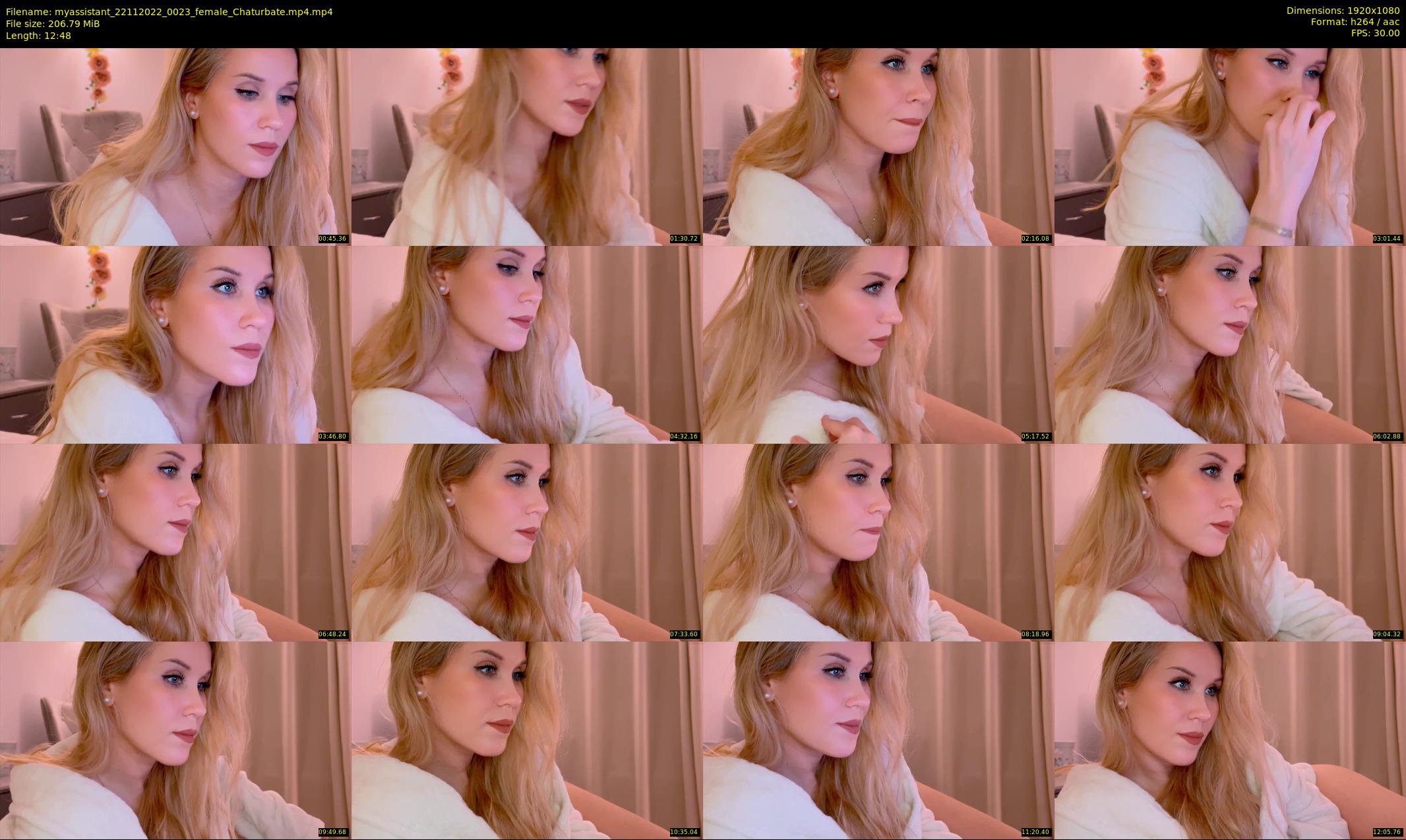 myassistant — 13 minute Chaturbate female cam show recording, 1080p, Nov 22, 2022