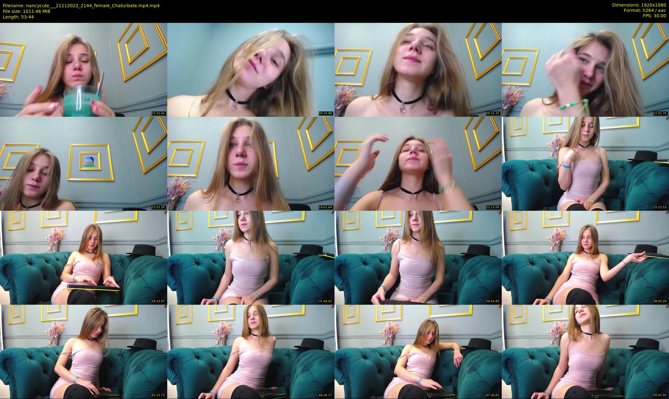 nancycute__ — 54 minute Chaturbate female cam show recording, 1080p, Nov 21, 2022