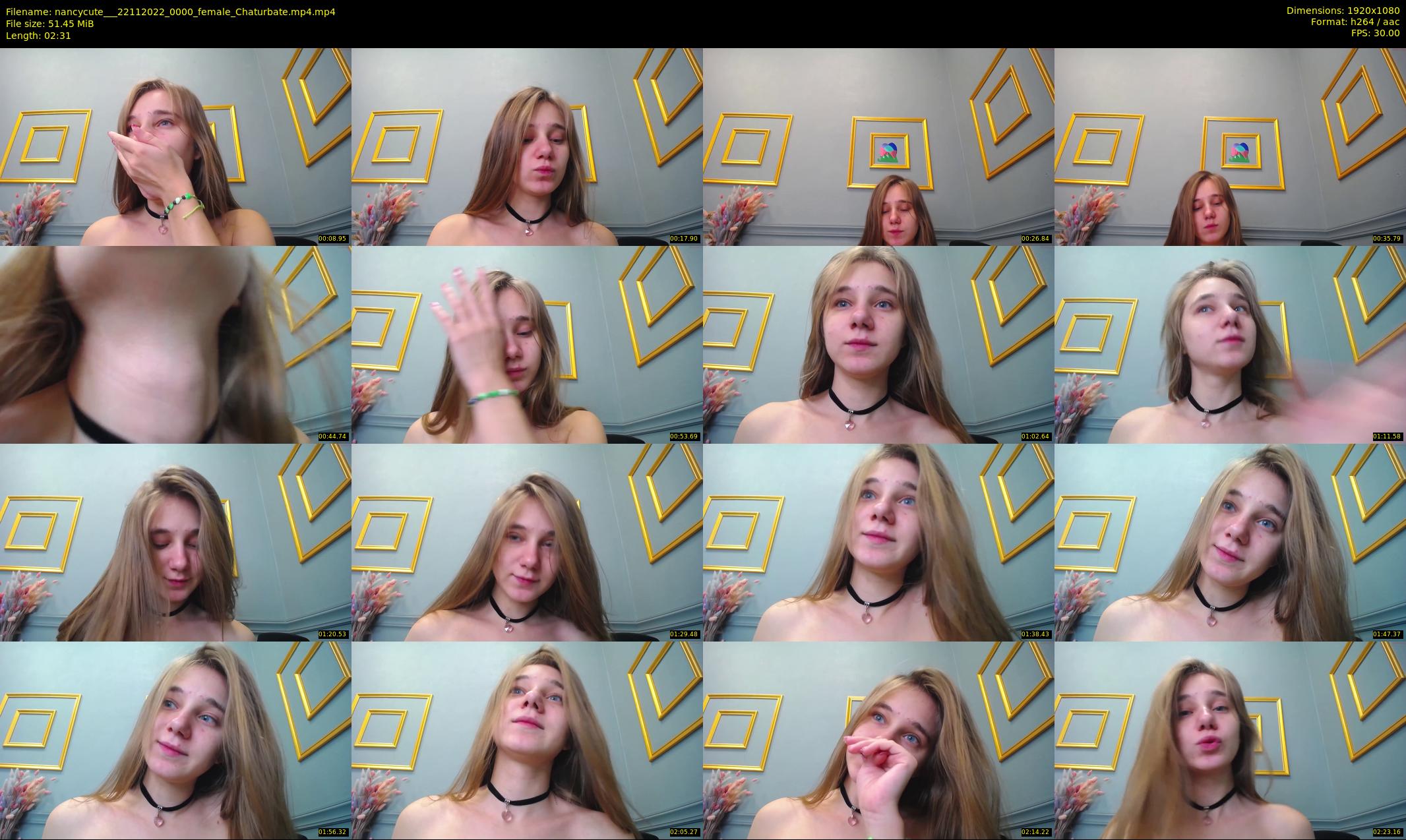 nancycute__ — 3 minute Chaturbate female cam show recording, 1080p, Nov 22, 2022