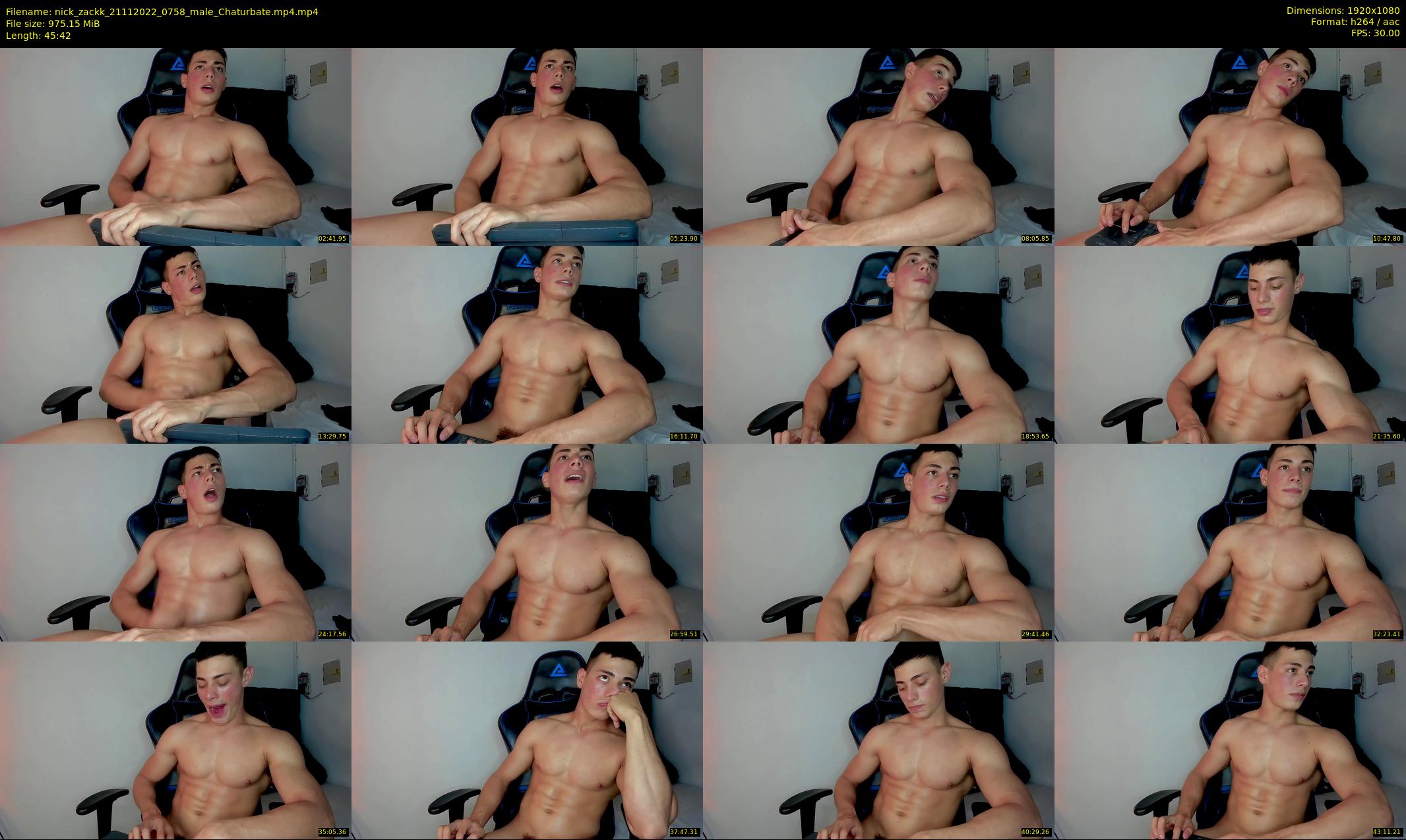 nick_zackk — 46 minute Chaturbate male cam show recording, 1080p, Nov 21, 2022