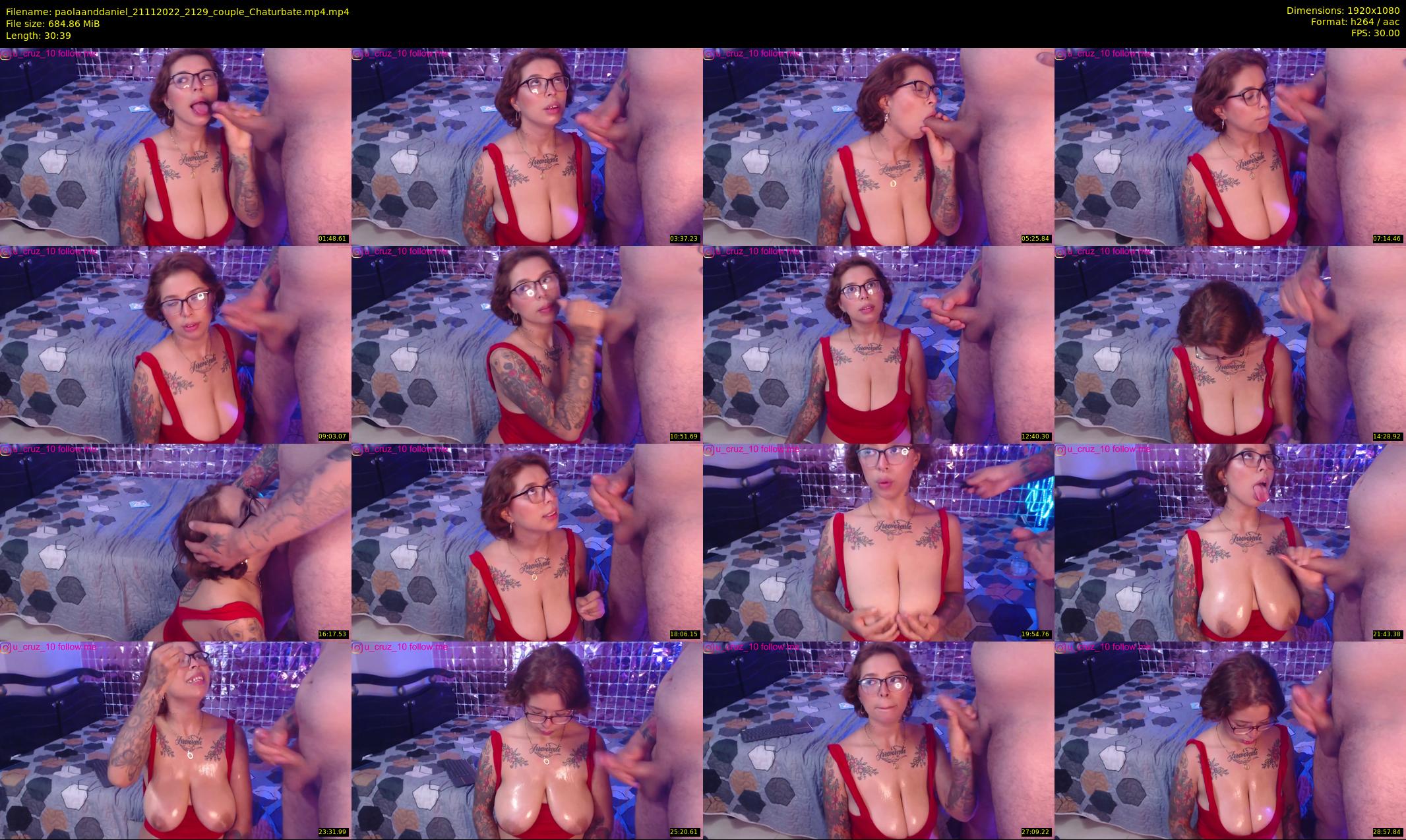 paolaanddaniel — 31 minute Chaturbate couple cam show recording, 1080p, Nov 21, 2022