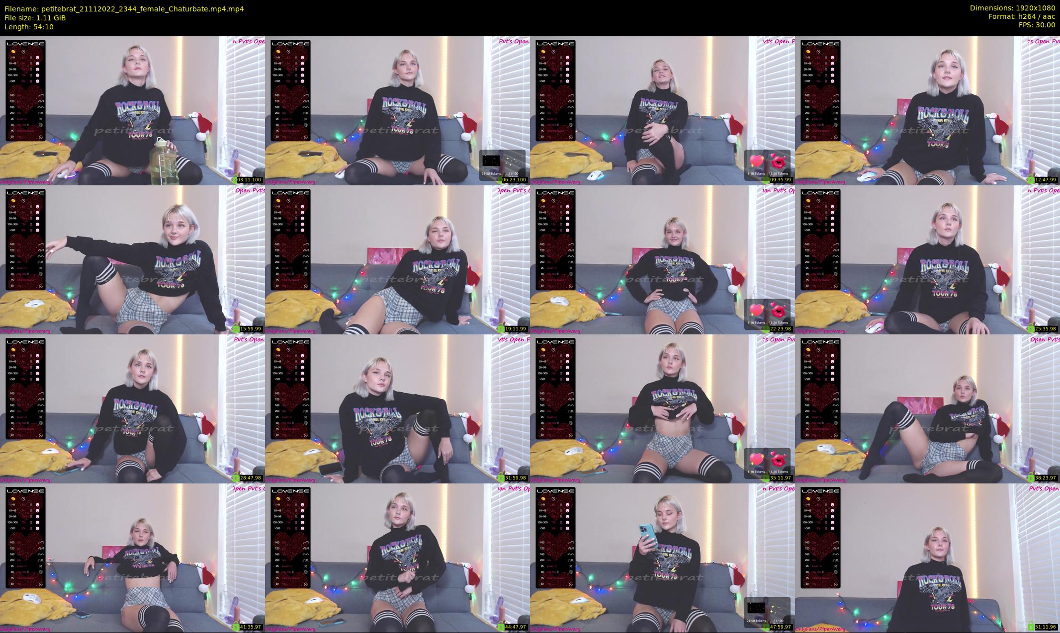 petitebrat — 55 minute Chaturbate female cam show recording, 1080p, Nov 21, 2022