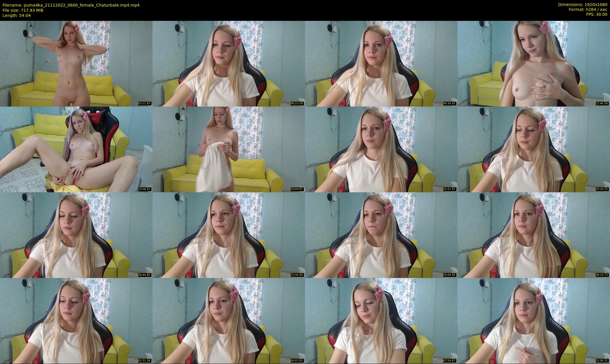 puma4ka — 55 minute Chaturbate female cam show recording, 1080p, Nov 21, 2022