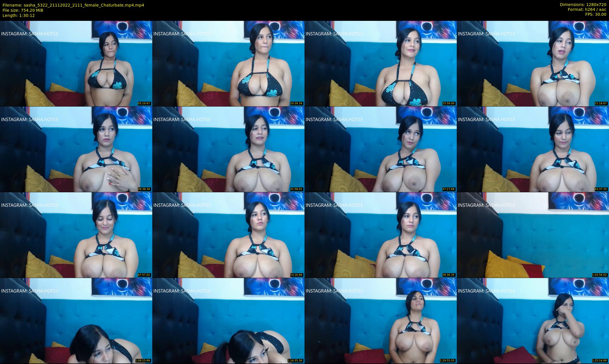 sasha_5322 — 91 minute Chaturbate female cam show recording, 720p, Nov 21, 2022