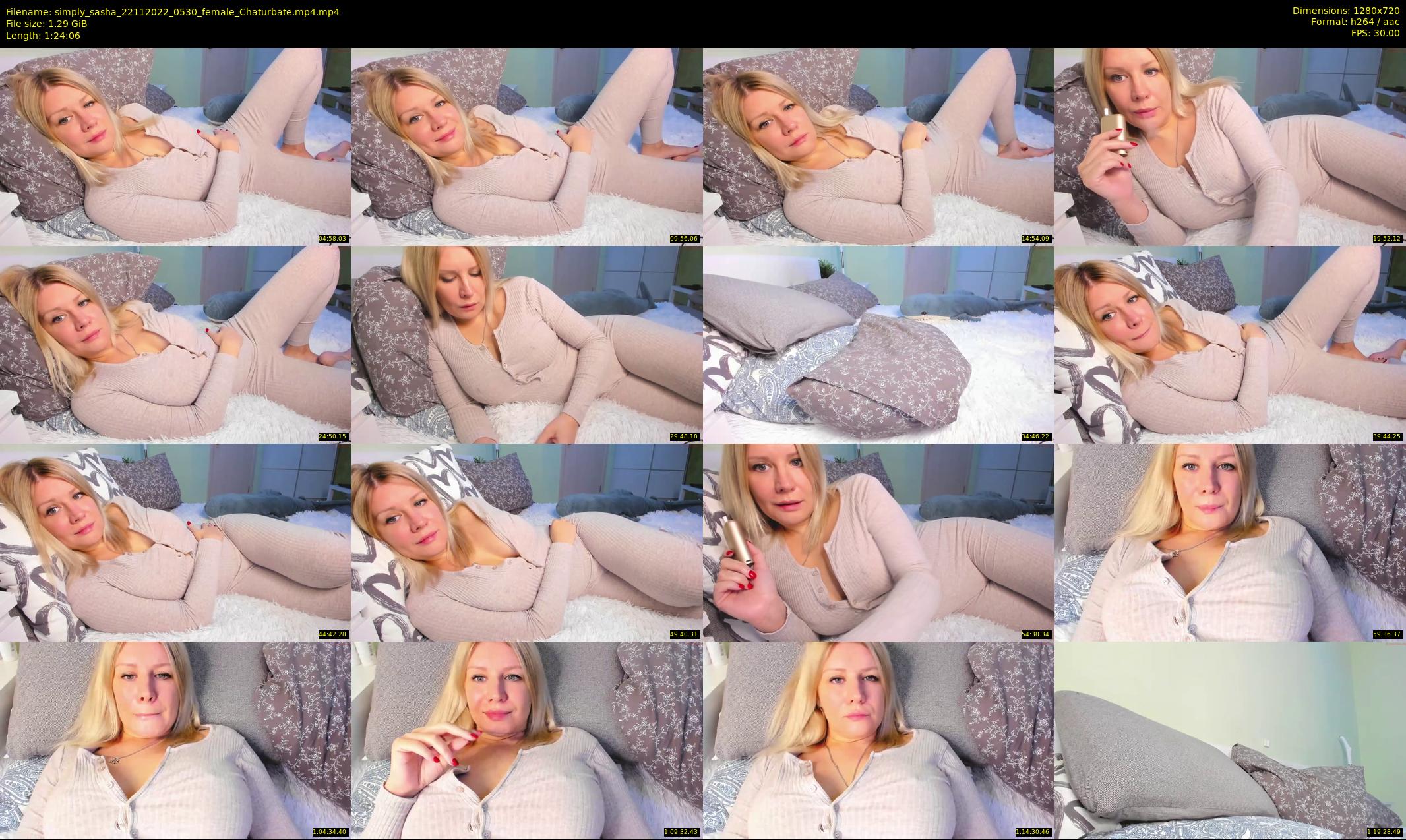 simply_sasha — 85 minute Chaturbate female cam show recording, 720p, Nov 22, 2022