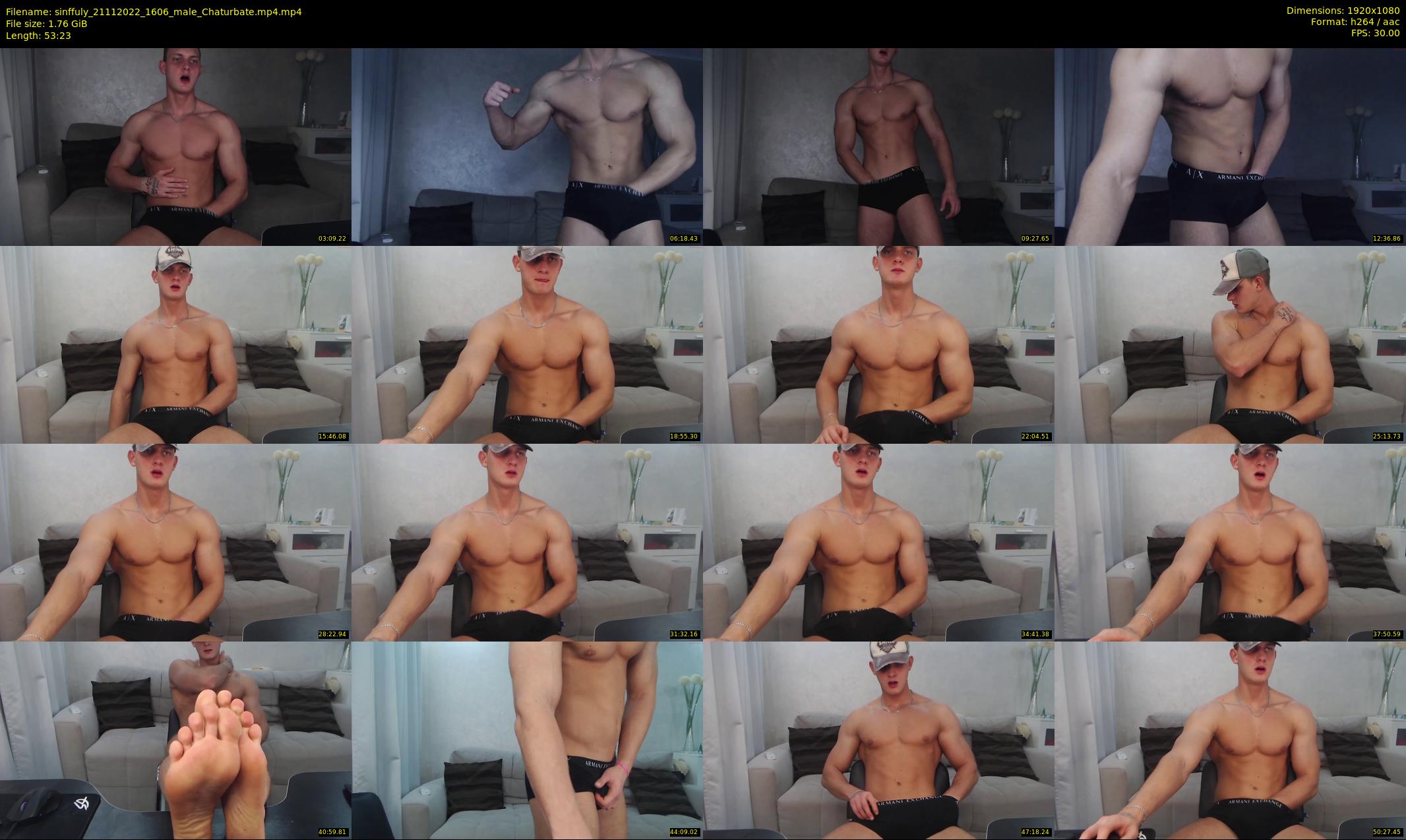sinffuly — 54 minute Chaturbate male cam show recording, 1080p, Nov 21, 2022