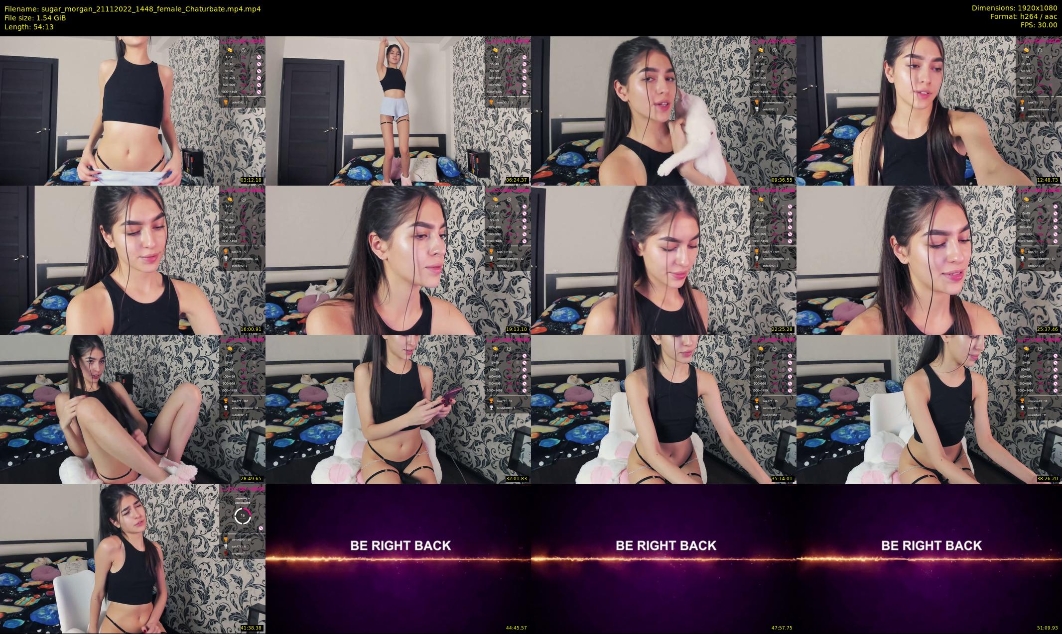 sugar_morgan — 55 minute Chaturbate female cam show recording, 1080p, Nov 21, 2022