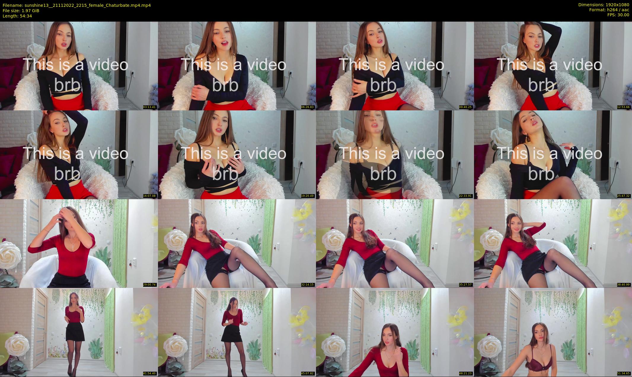 sunshine13_ — 55 minute Chaturbate female cam show recording, 1080p, Nov 21, 2022