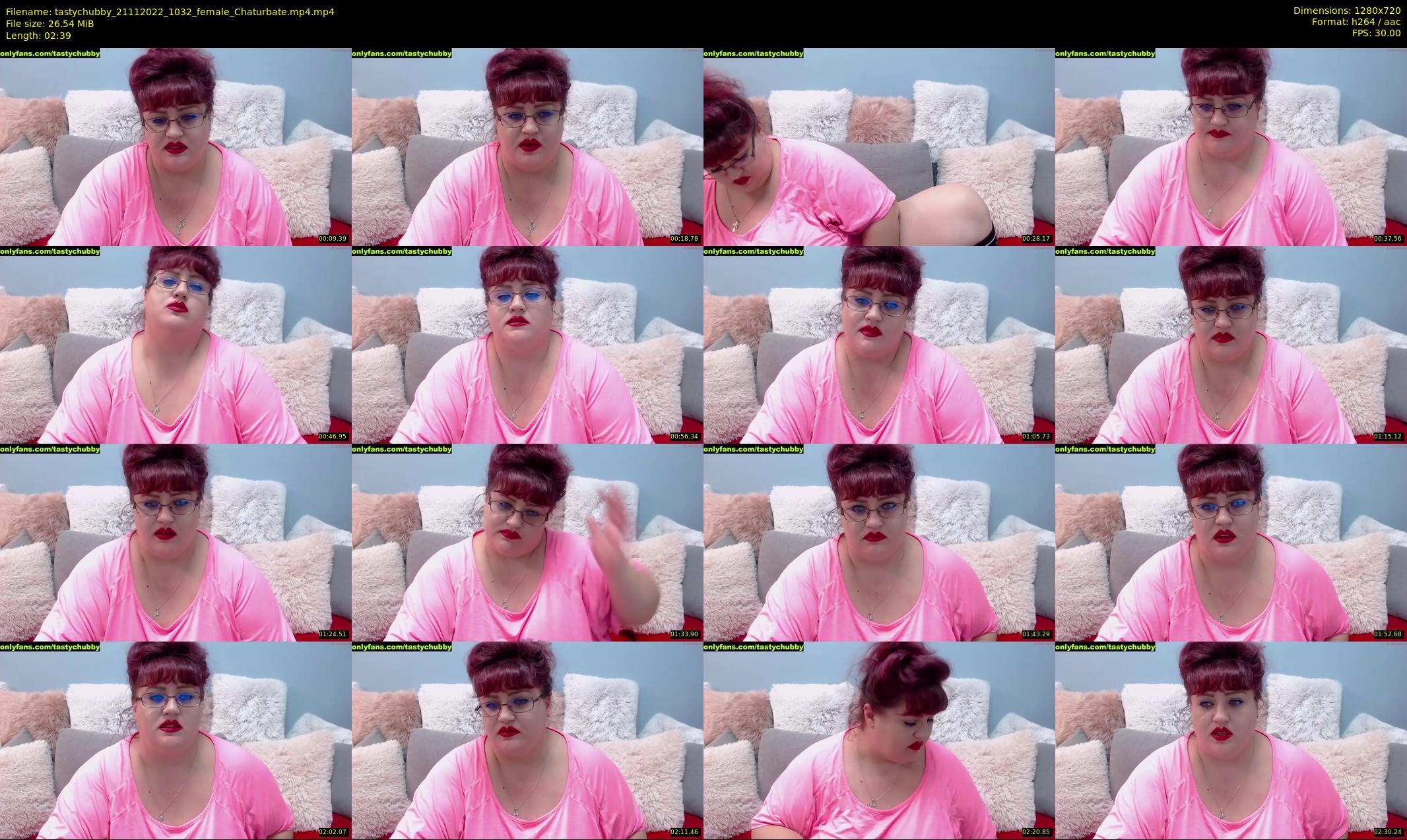 tastychubby — 3 minute Chaturbate female cam show recording, 720p, Nov 21, 2022