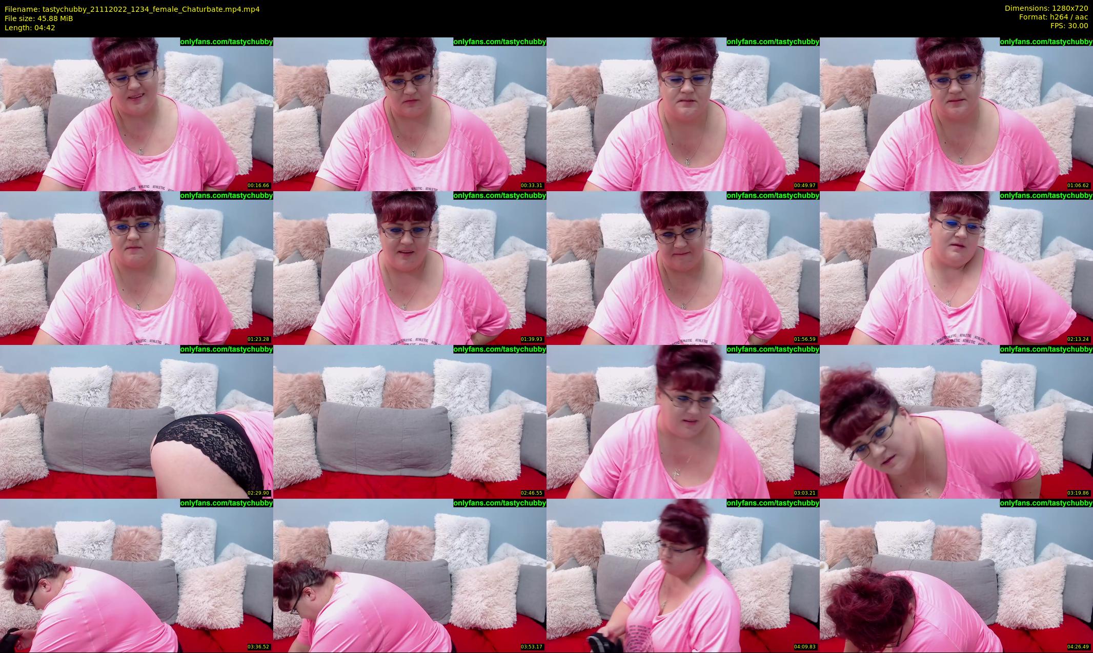 tastychubby — 5 minute Chaturbate female cam show recording, 720p, Nov 21, 2022
