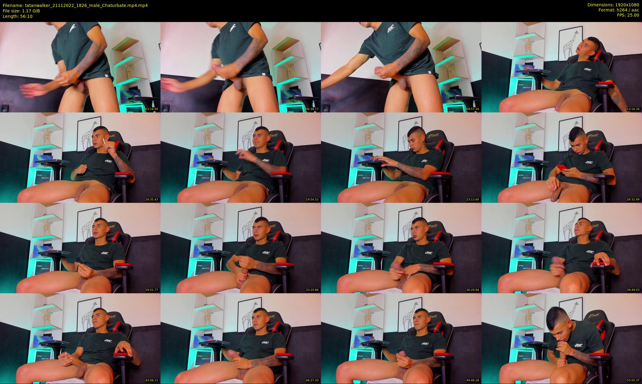 tatanwalker — 57 minute Chaturbate male cam show recording, 1080p, Nov 21, 2022